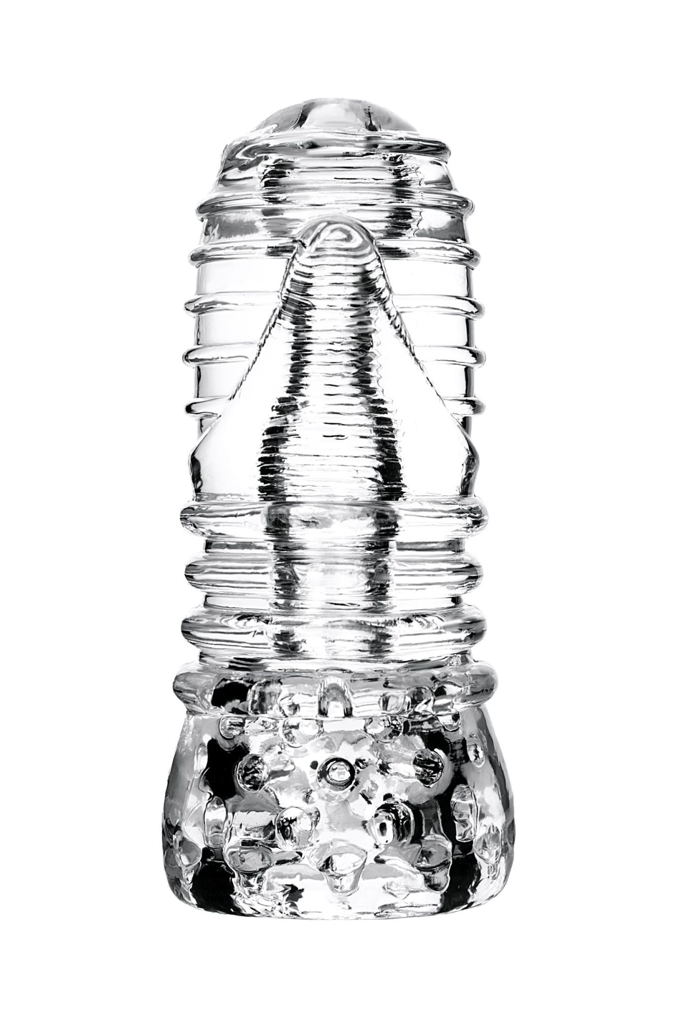 мастурбатор нереалистичный lingam by toyfa savitri, tpe, прозрачный, 14 см в Симферополе