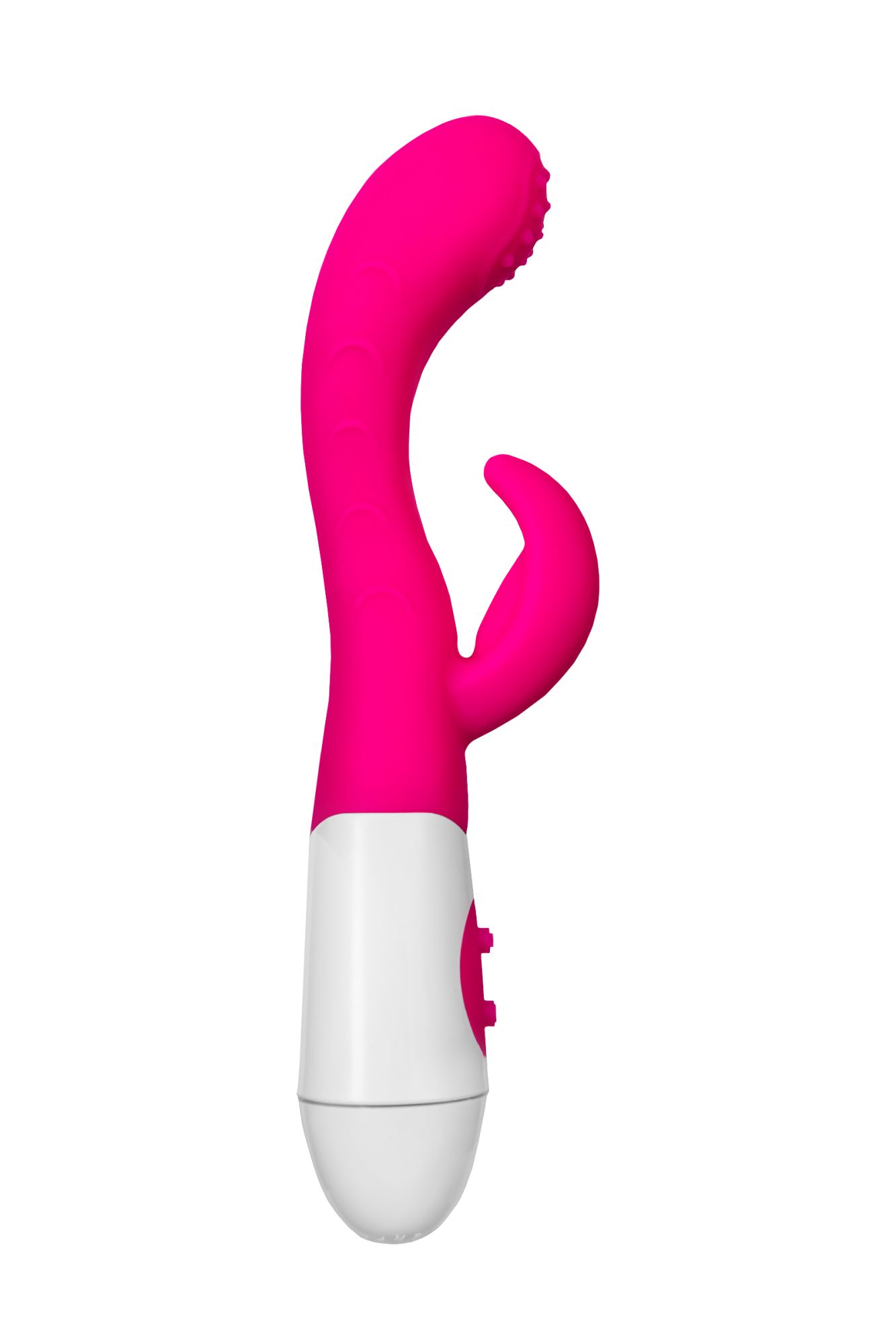 вибратор с клиторальным стимулятором toyfa a-toys nessy, силикон, розовый, 20 см в Симферополе