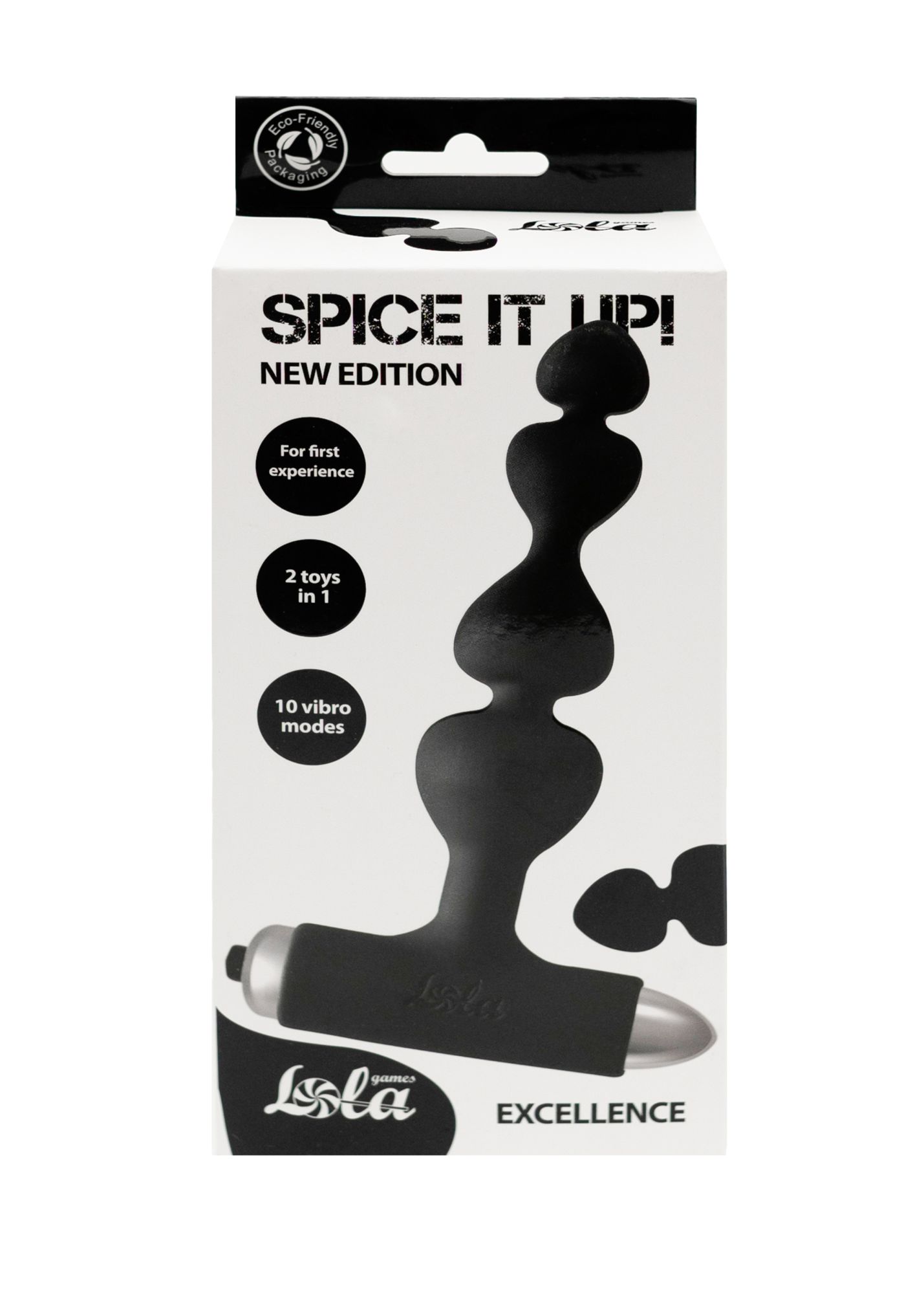 анальная пробка с вибрацией spice it up new edition excellence black 8016-01lola в Симферополе
