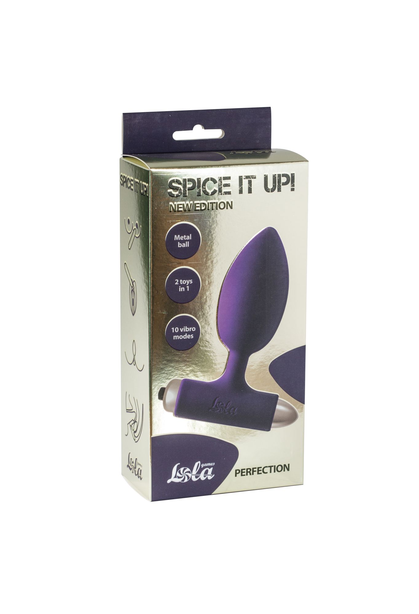 анальная пробка с вибрацией spice it up new edition perfection ultraviolet 8014-04lola в Симферополе