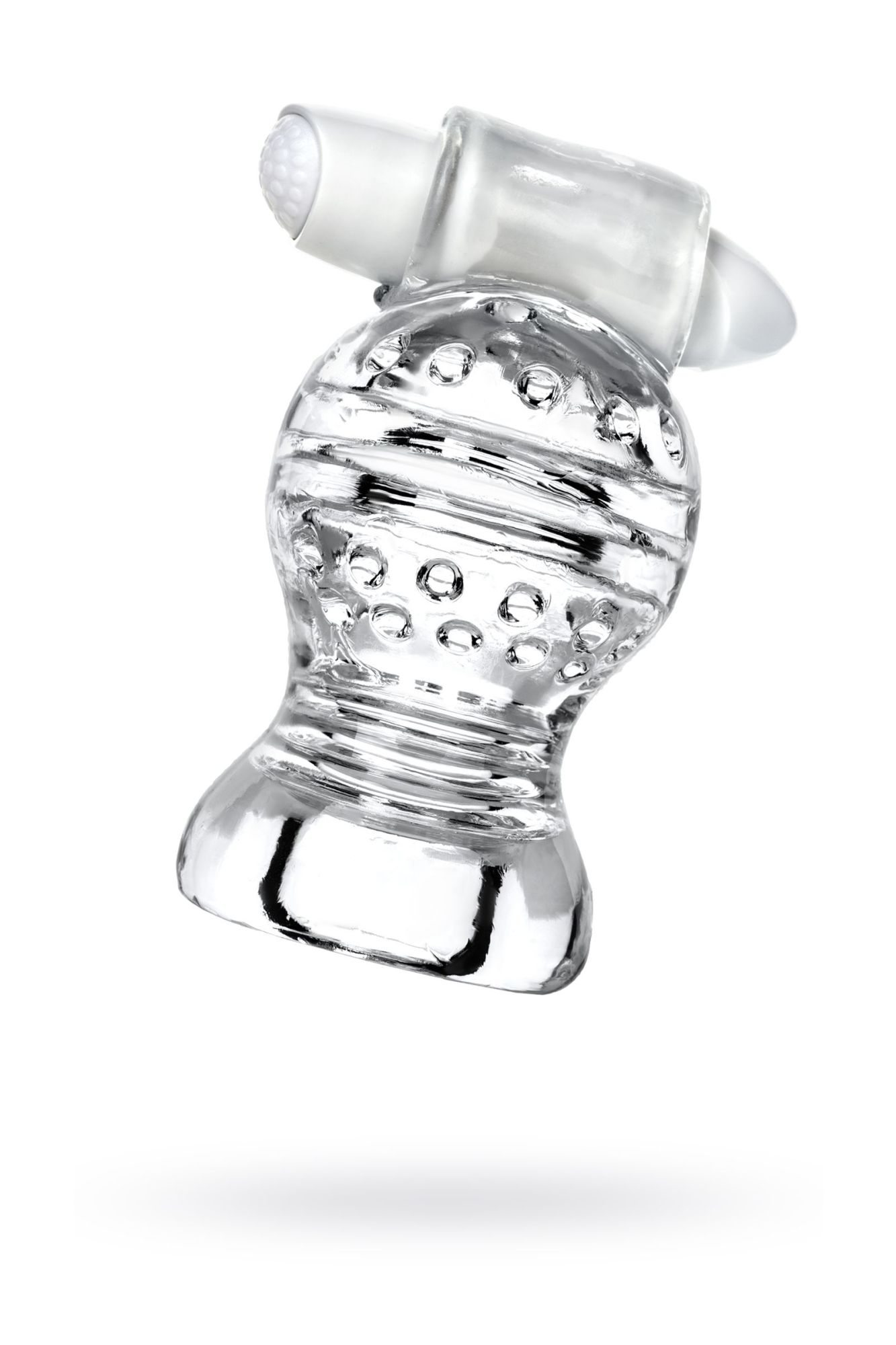 мастурбатор нереалистичный lingam by toyfa  shakti, tpe, прозрачный, 9 см в Симферополе
