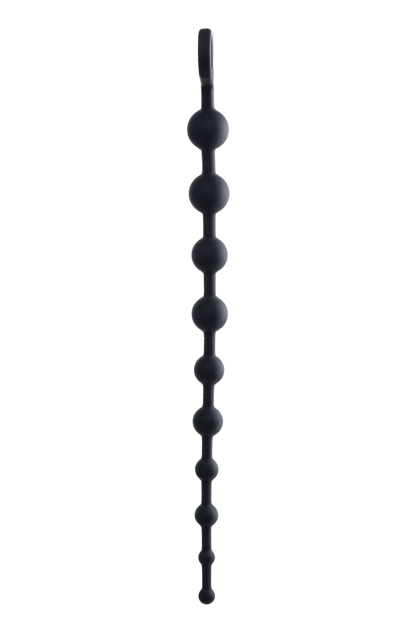 анальные бусы toyfa popo pleasure cephei, водонепроницаемые, силикон, черные, 33,5 см, ø 2,4 см в Симферополе