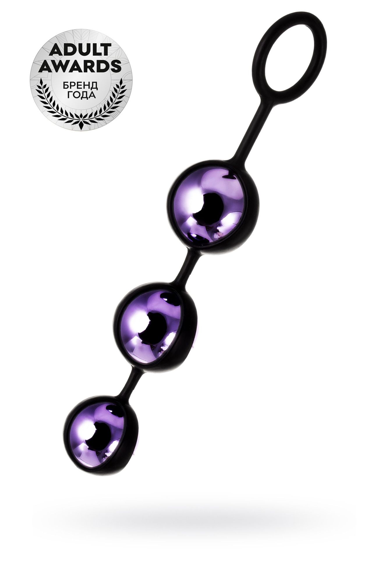 вагинальные шарики toyfa a-toys hony, abs пластик, фиолетовый, 18,5 см в Симферополе