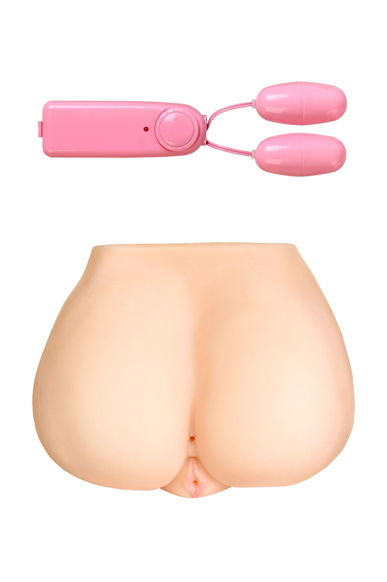 мастурбатор реалистичный toyfa juicy pussy monique, с вибрацией, вагина и анус,tpr, телесный, 17 см в Симферополе