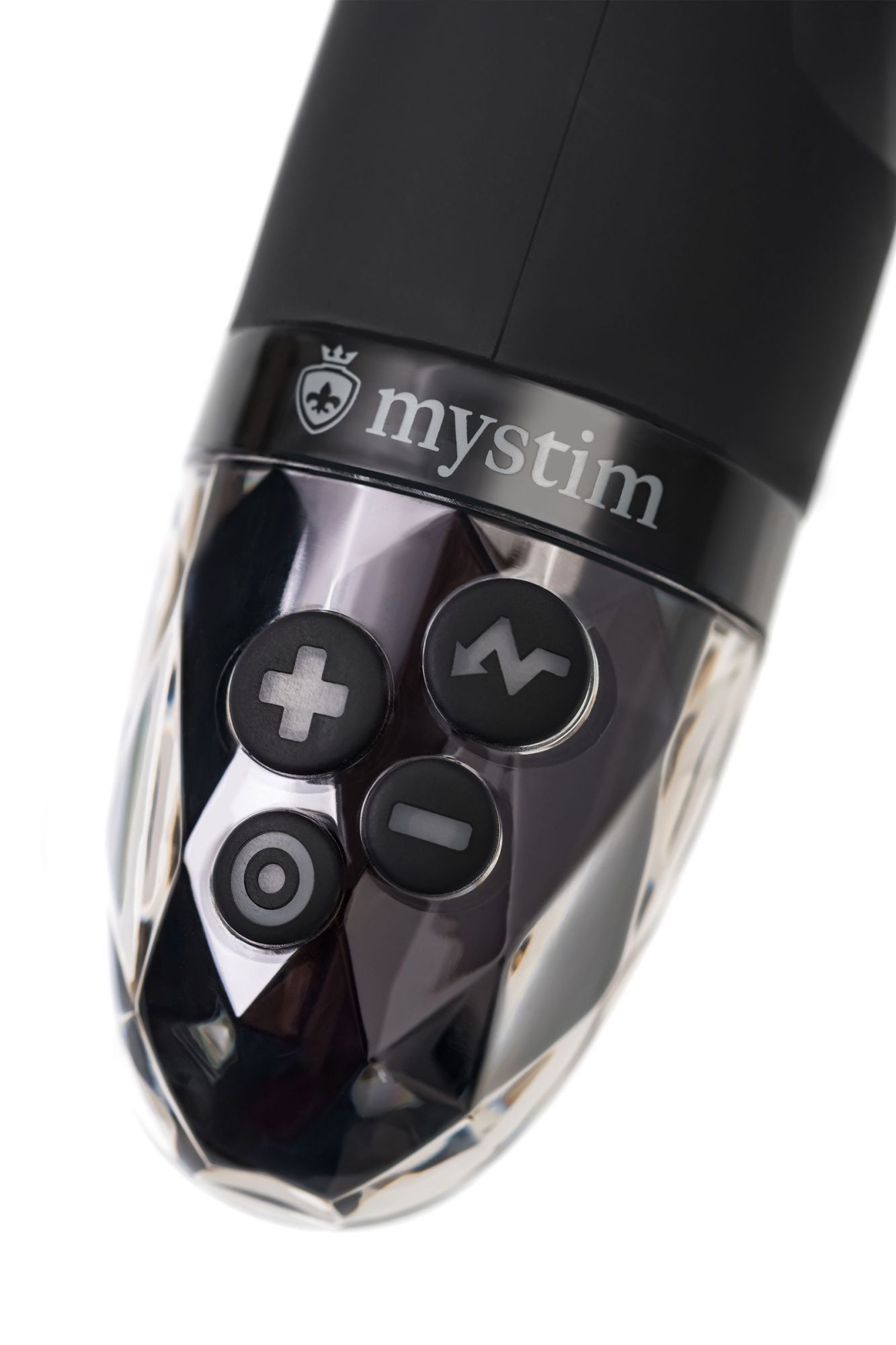 вибратор mystim right on ron с электростимуляцией,силикон, черный, 16,5 см в Симферополе