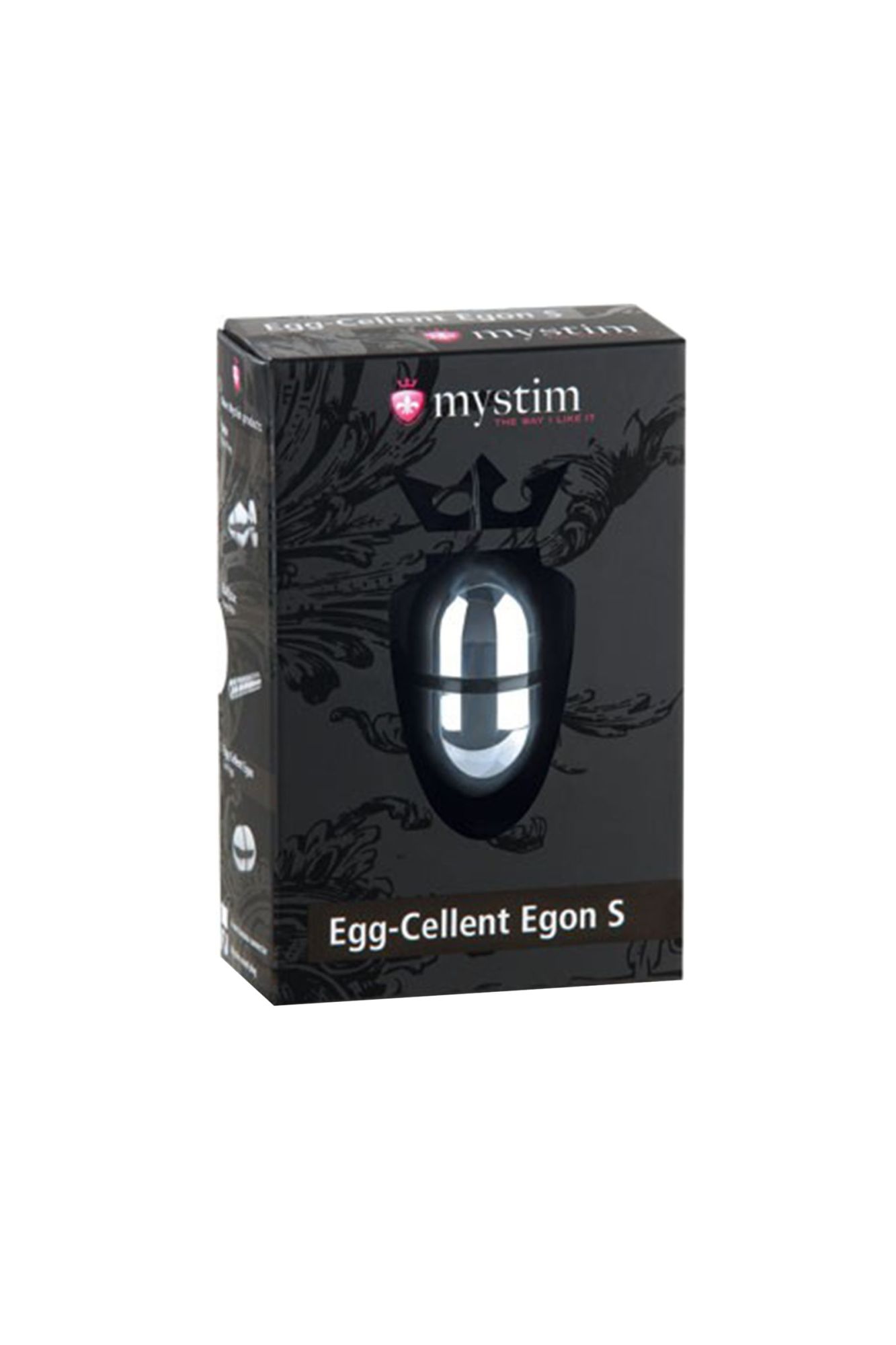 электростимулятор яйцо mystim egg-cellent egon s, хирургическая сталь, серебряный, 5.5 см в Симферополе