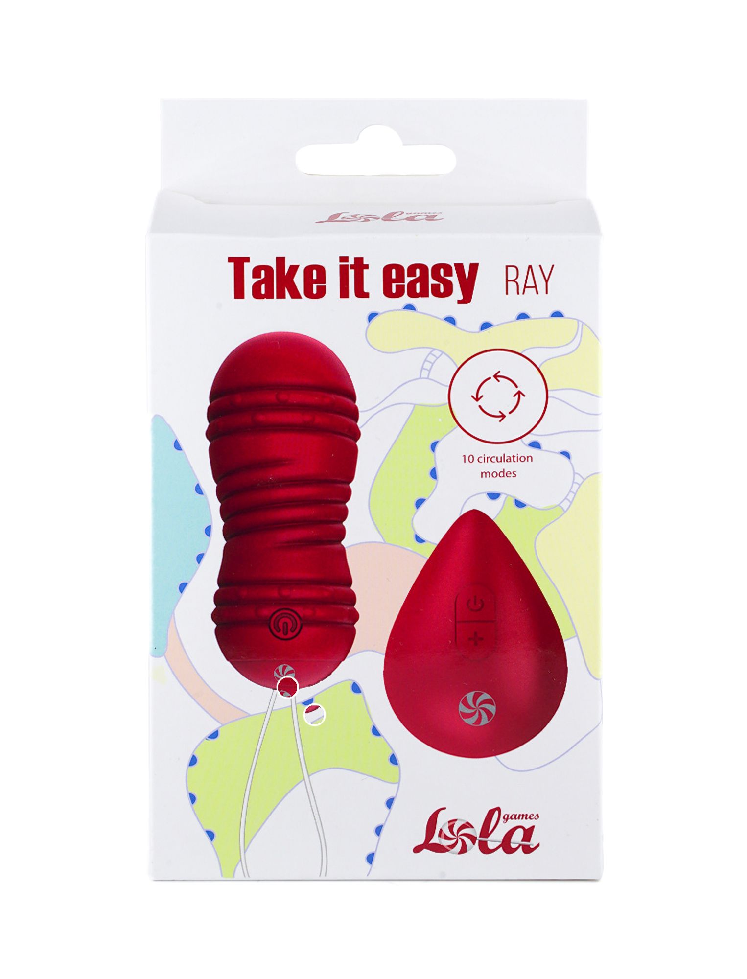 виброшарики с циркуляцией на пульте управления take it easy ray wine red 9021-12lola в Симферополе