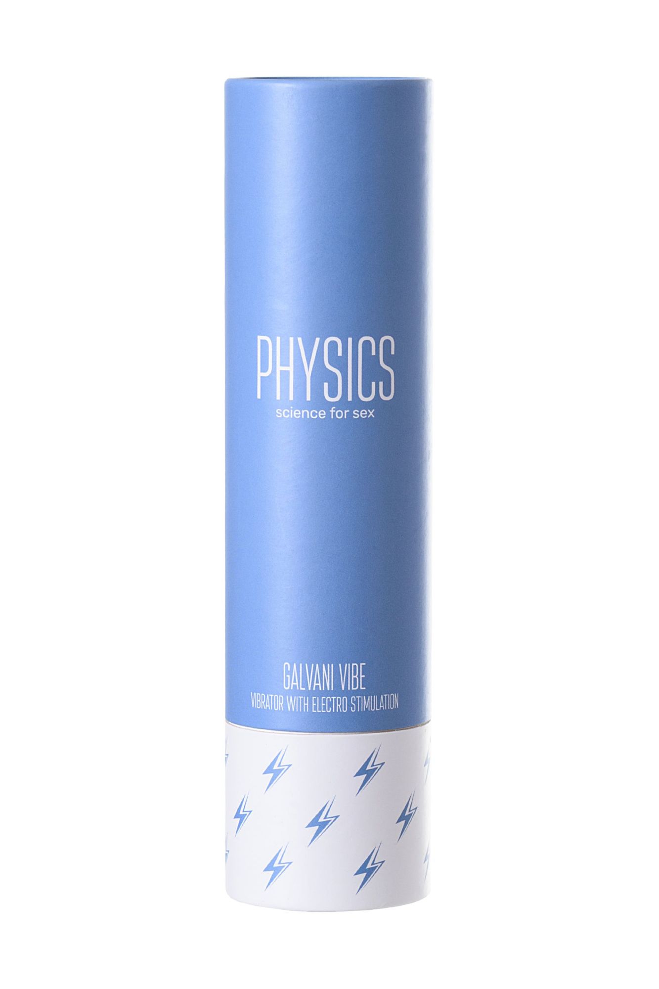 вибратор с электростимуляцией physics galvani vibe, силикон, голубой, 21 см в Симферополе