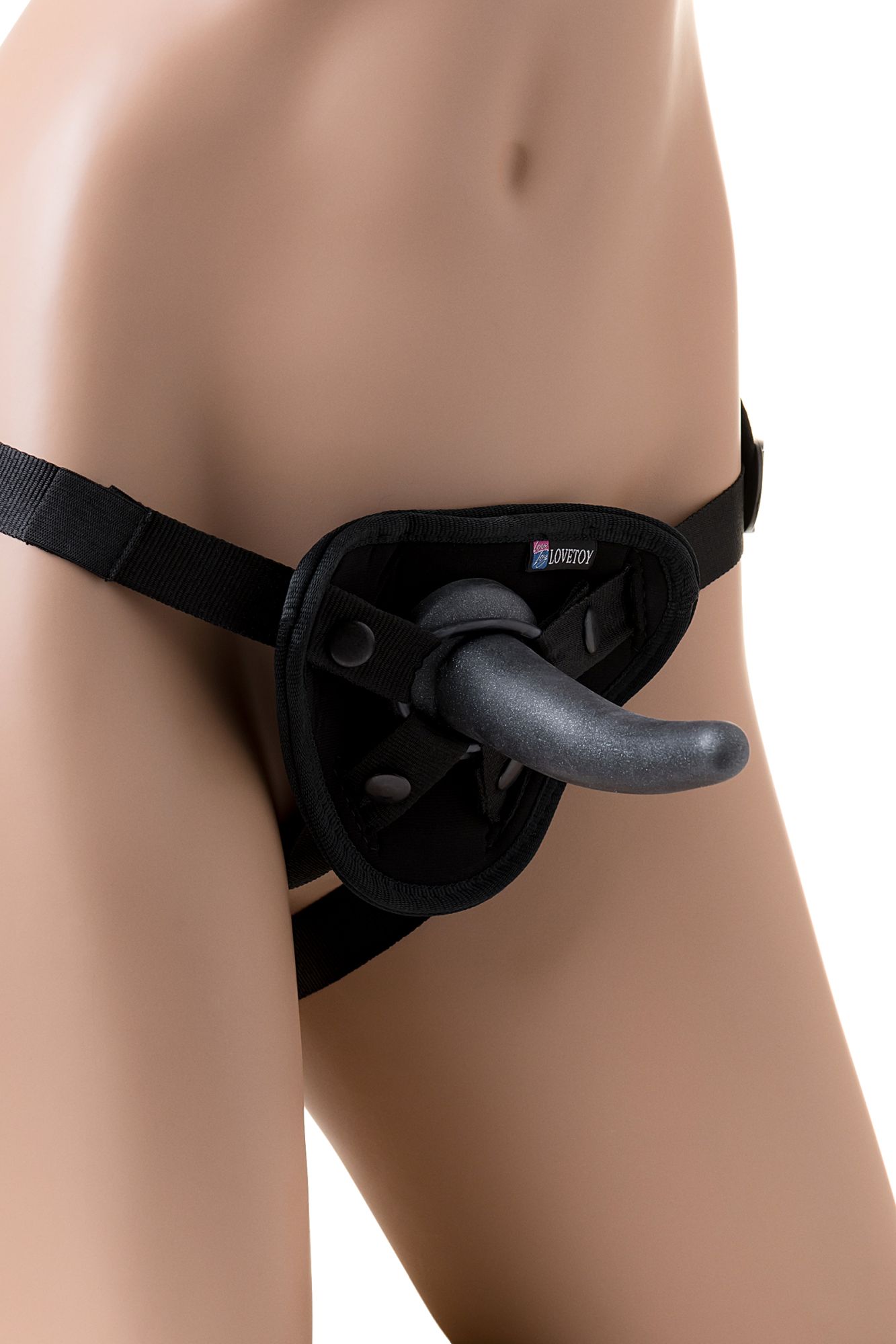 страпон на креплении lovetoy uni strap 7" harness best of all, телесный в Симферополе