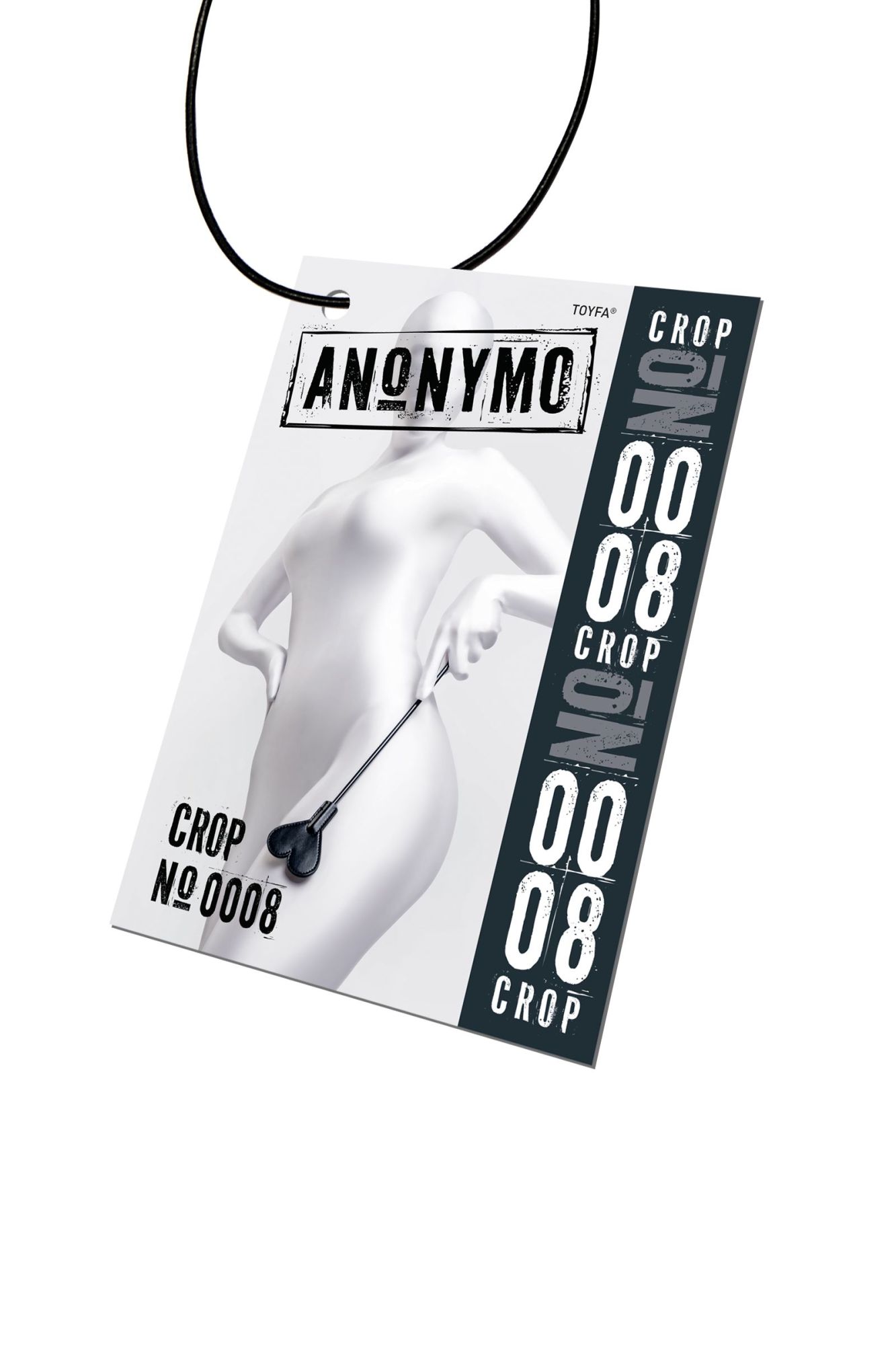 стек anonymo #0008, pu кожа, чёрный, 35 см в Симферополе