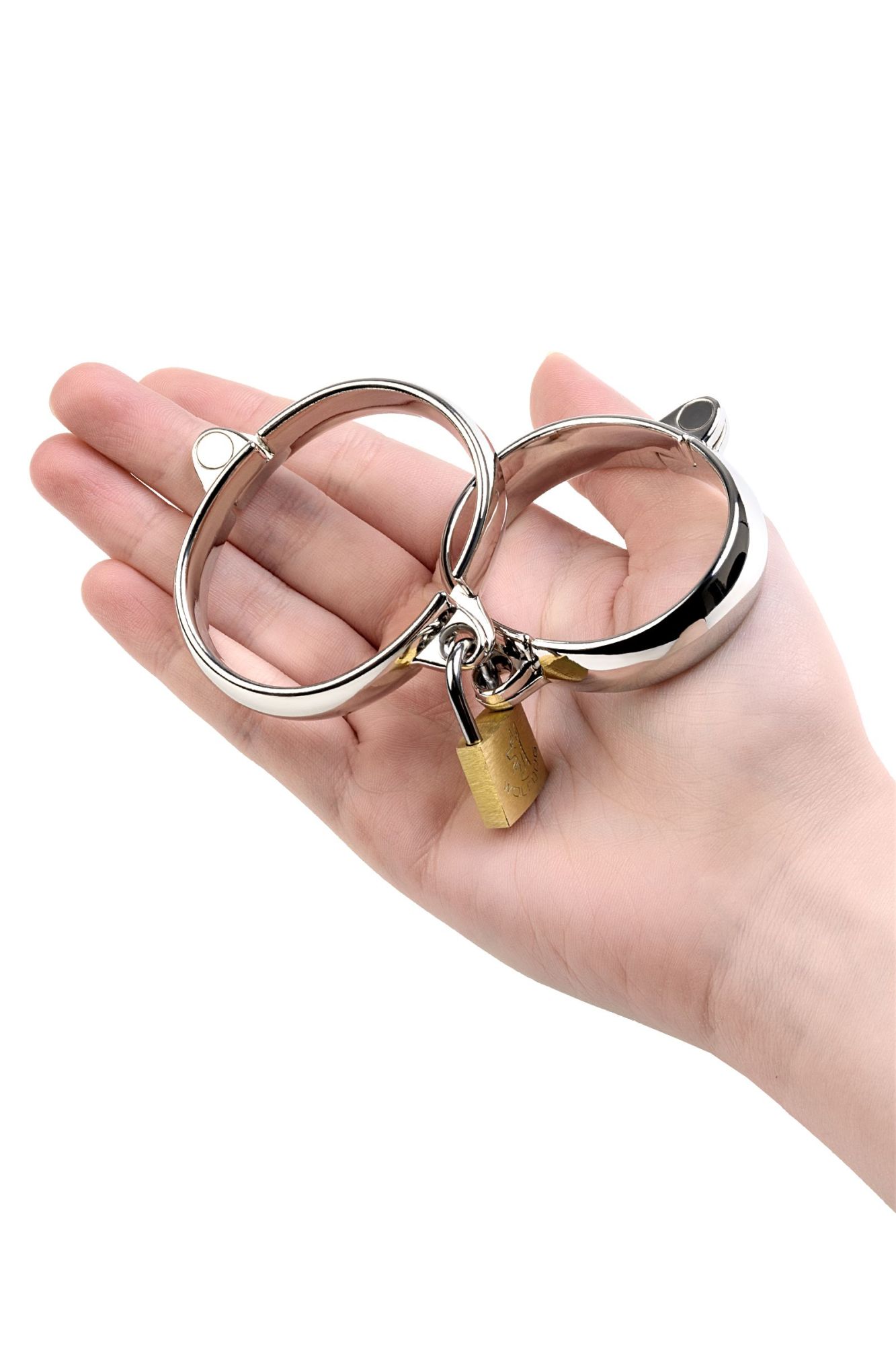 наручники, toyfa metal, металл, серебристые, 11,2 см в Симферополе