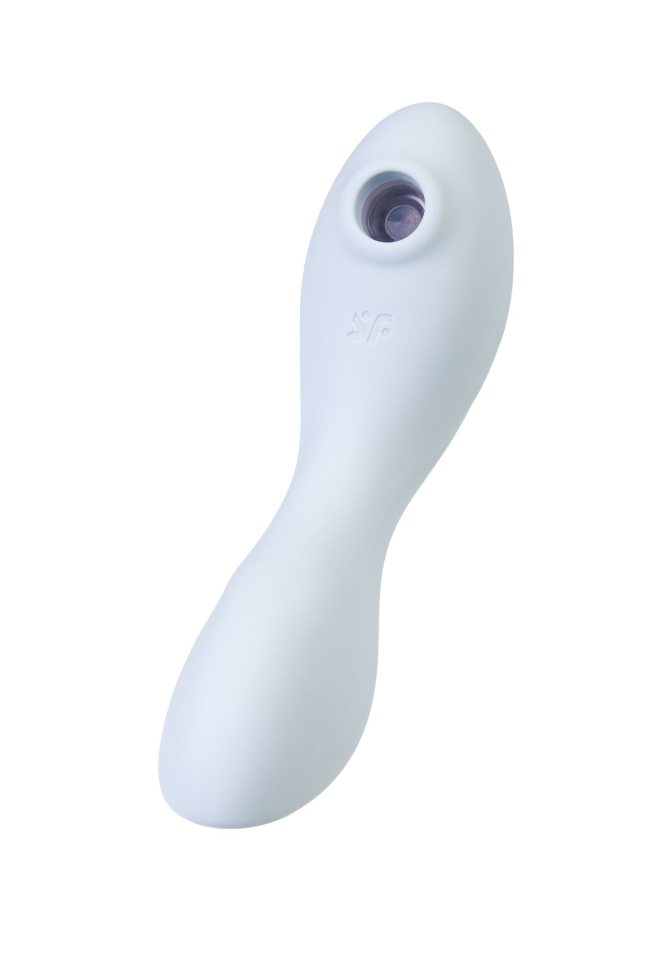 вакуумный стимулятор клитора satisfyer curvy trinity 5+, голубой в Симферополе