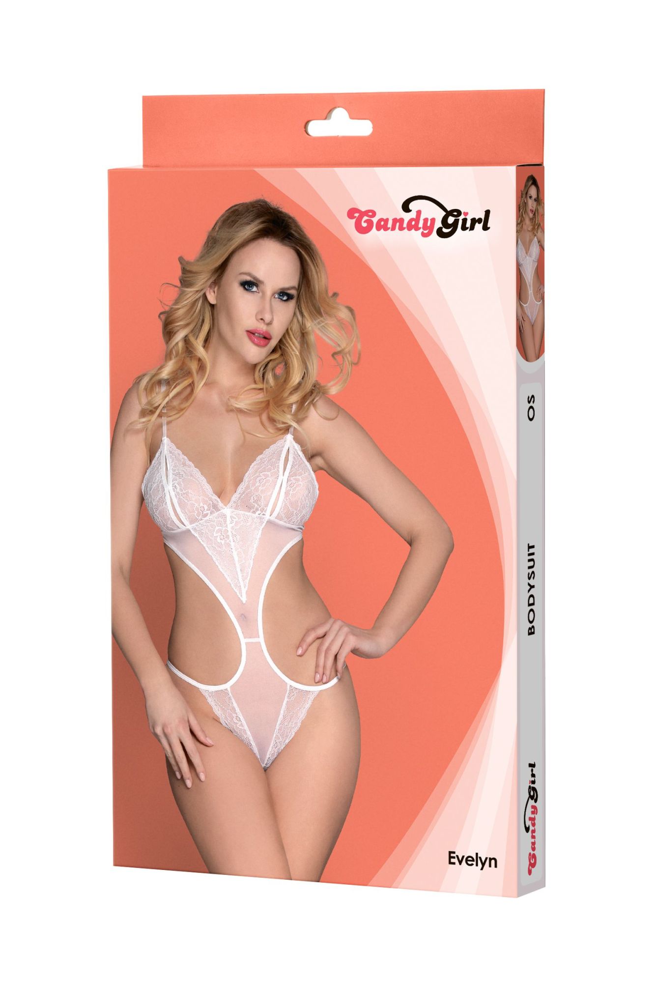 Эротическое боди candy girl evelyn, белое, os в Симферополе
