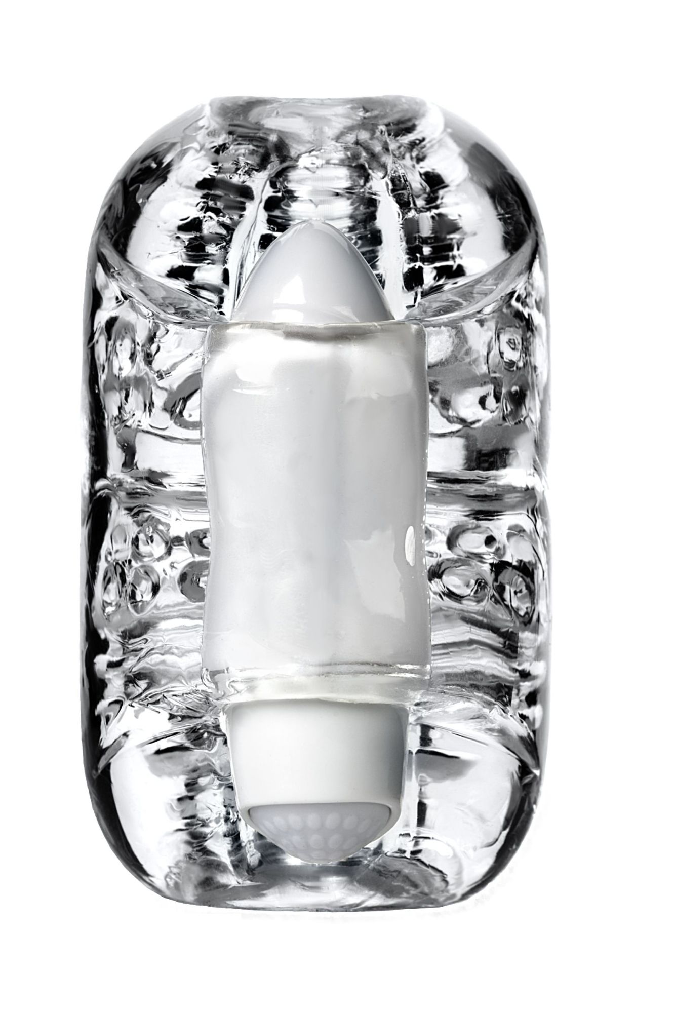 мастурбатор нереалистичный lingam by toyfa khani, tpe, прозрачный, 9 см в Симферополе