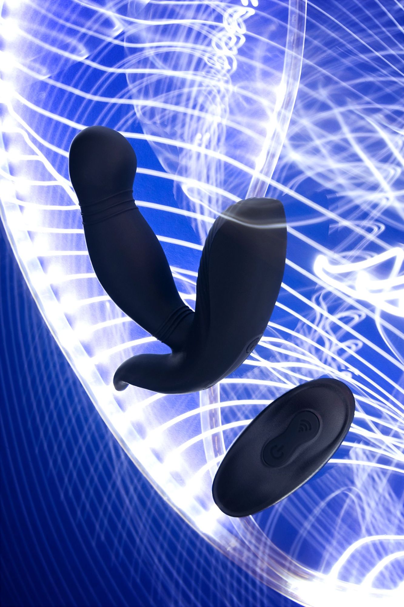 стимулятор простаты pppvibe 9 w motor, силикон, черный, 12 см в Симферополе