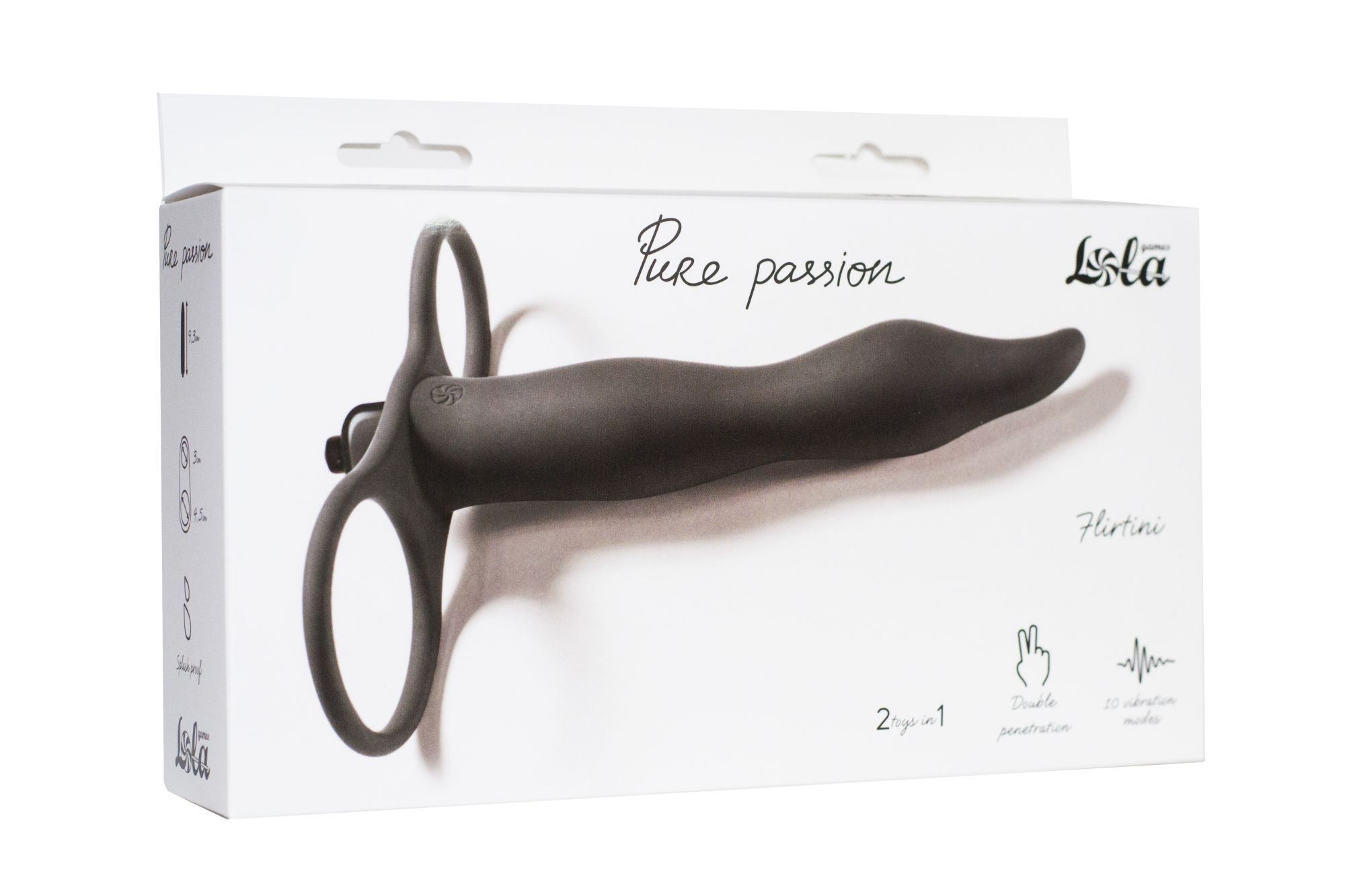 вибронасадка для двойного проникновения pure passion flirtini black 1204-01lola в Симферополе