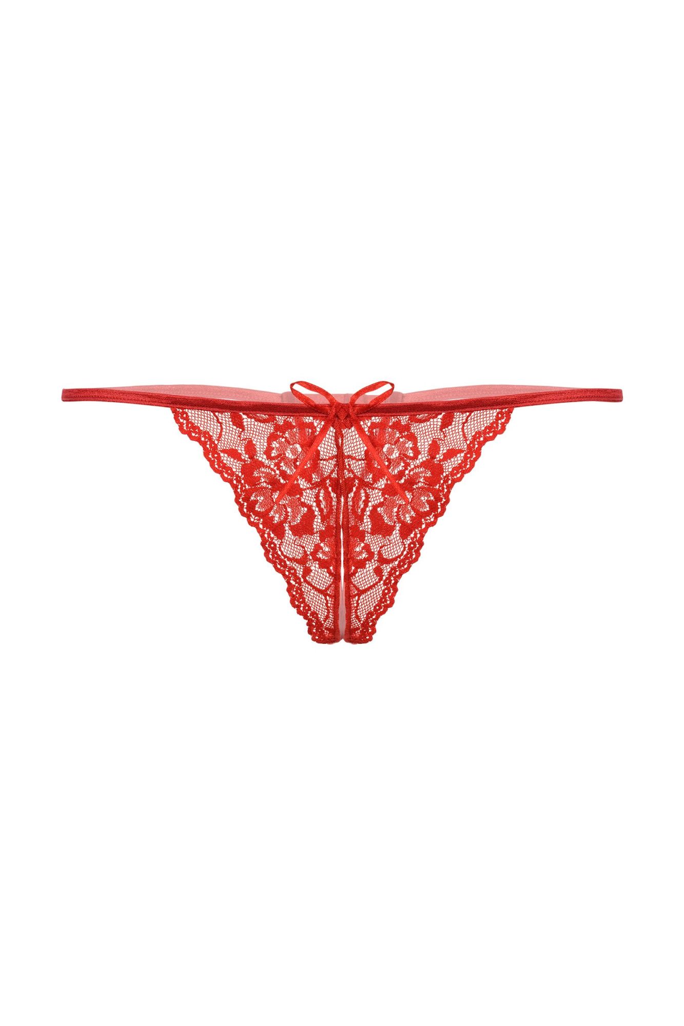 Эротическое стринги открытые кружевные softline collection, красный, s/l в Симферополе