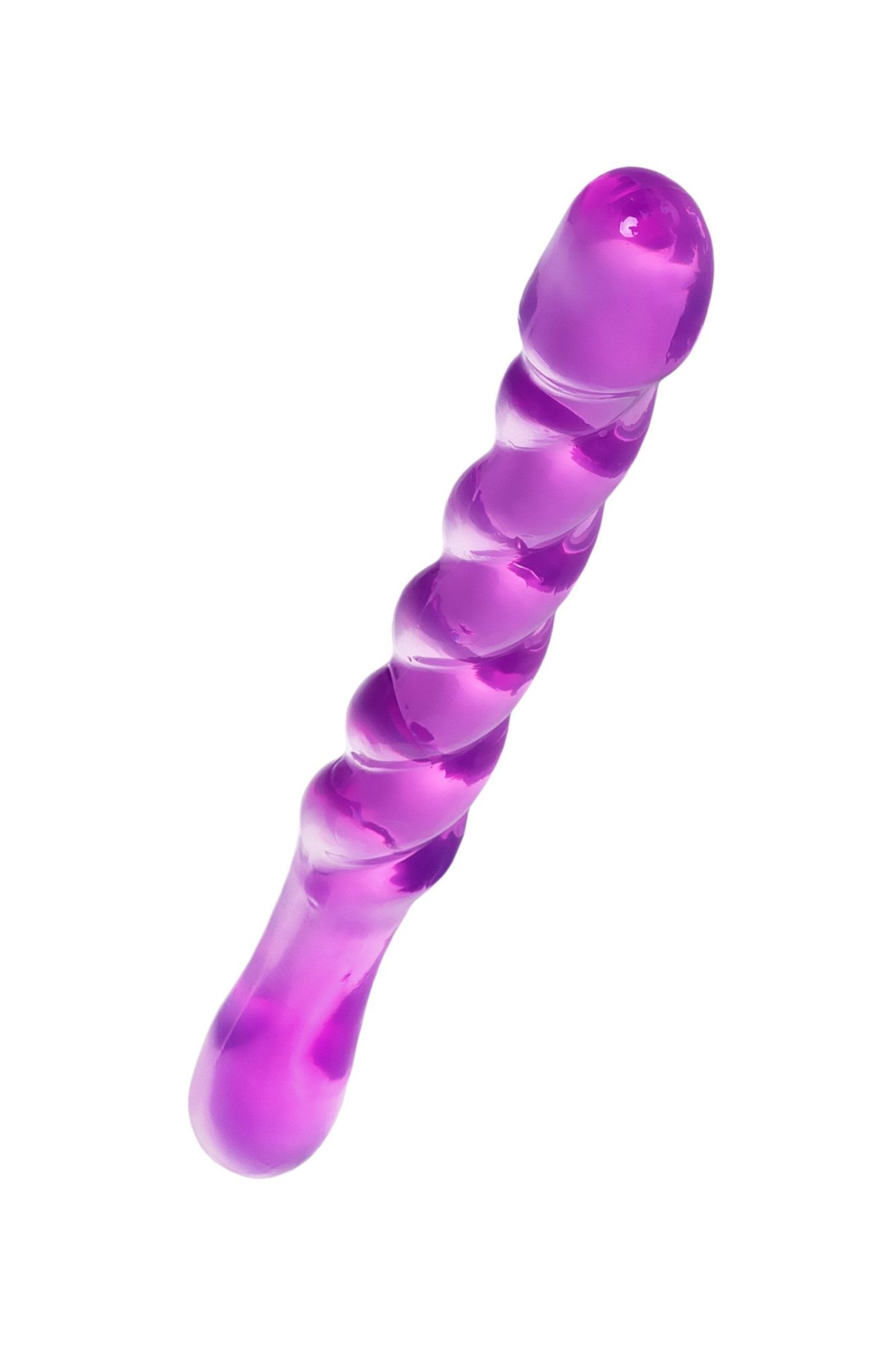 двусторонний фаллоимитатор a-toys by toyfa tanza, tpe, фиолетовый, 27,5 см в Симферополе
