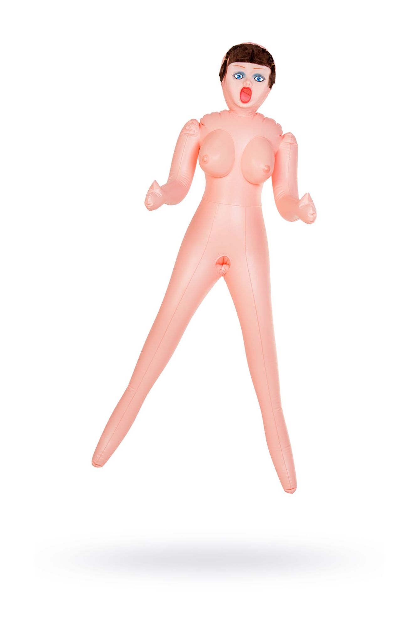 кукла надувная dolls-x by toyfa grace, шатенка, с тремя отверситями, кибер вставка: вагина-анус в Симферополе