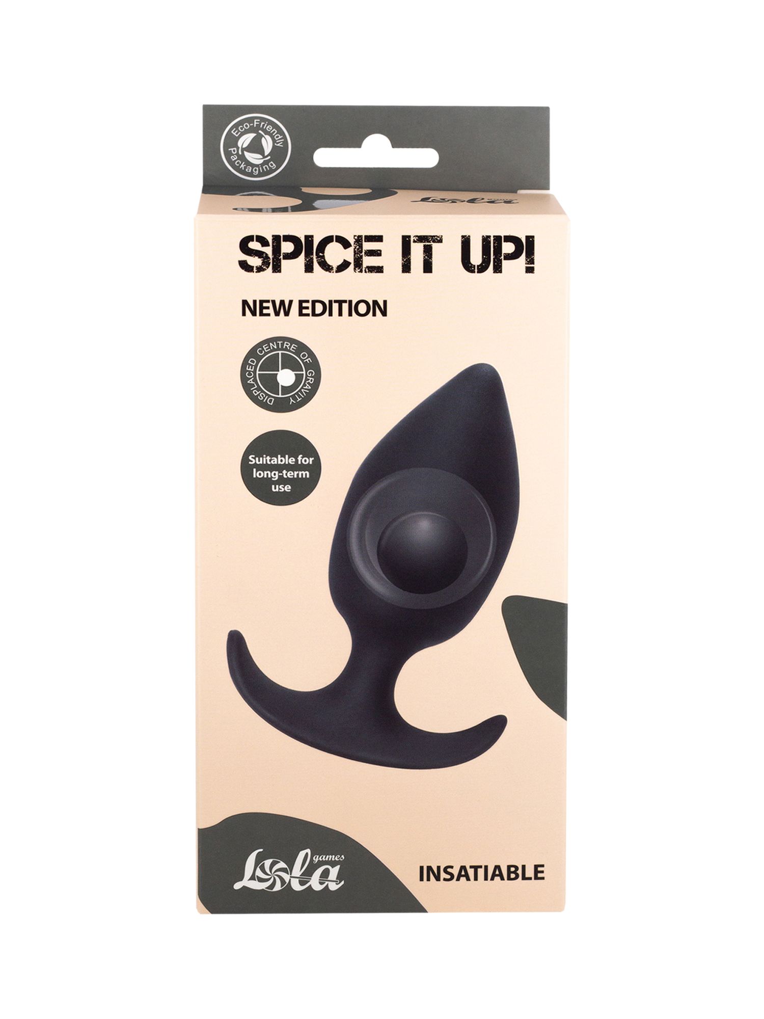 пробка со смещенным центром тяжести spice it up insatiable dark grey 8011-02lola в Симферополе