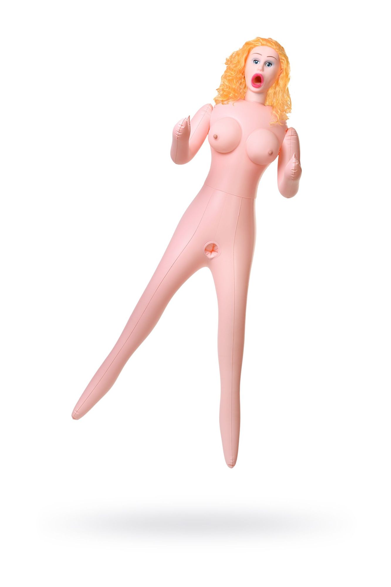 кукла надувная dolls-x by toyfa celine с реалистичной головой, блондинка, с тремя отверстиями в Симферополе