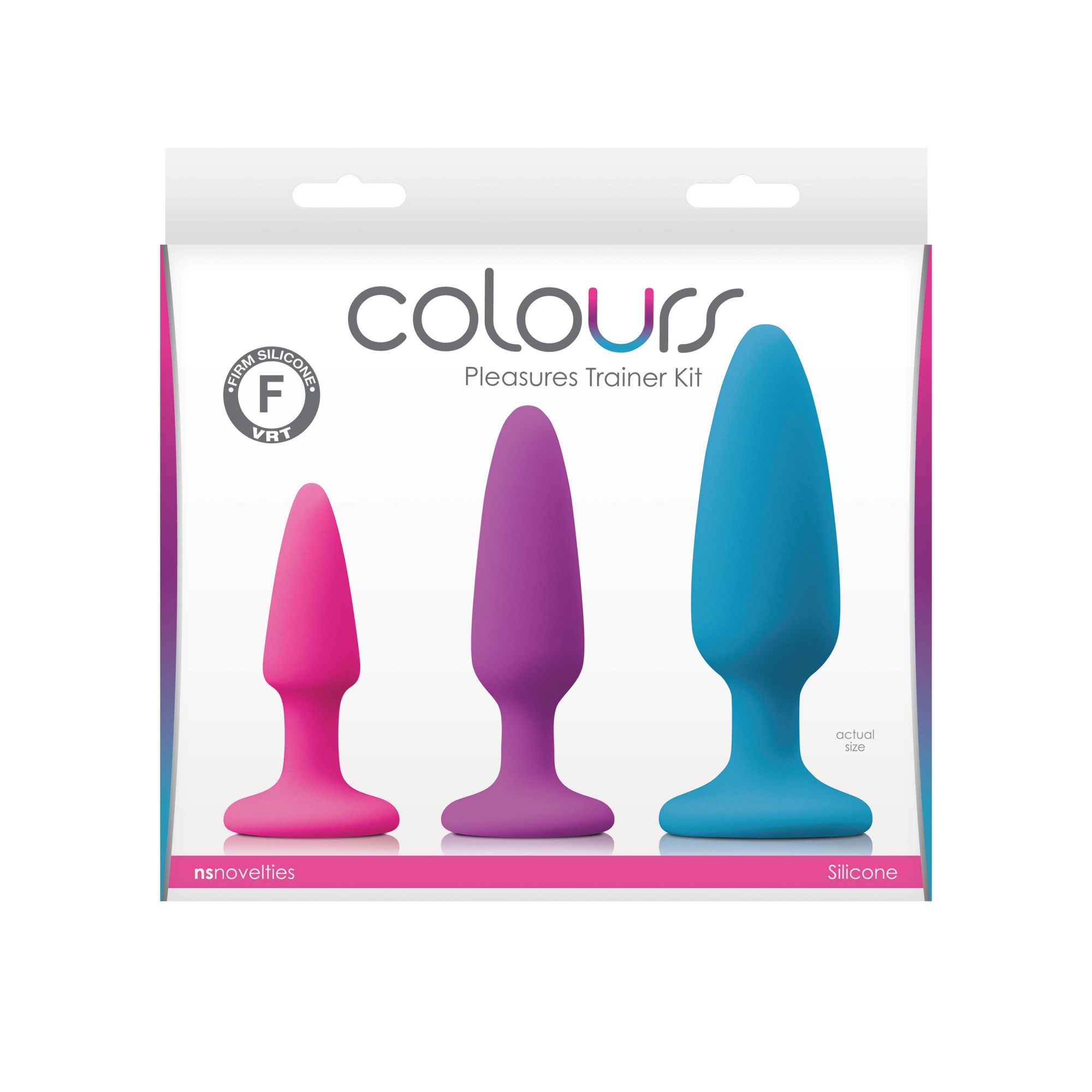 набор из трех анальных пробок colours pleasures trainer kit в Симферополе