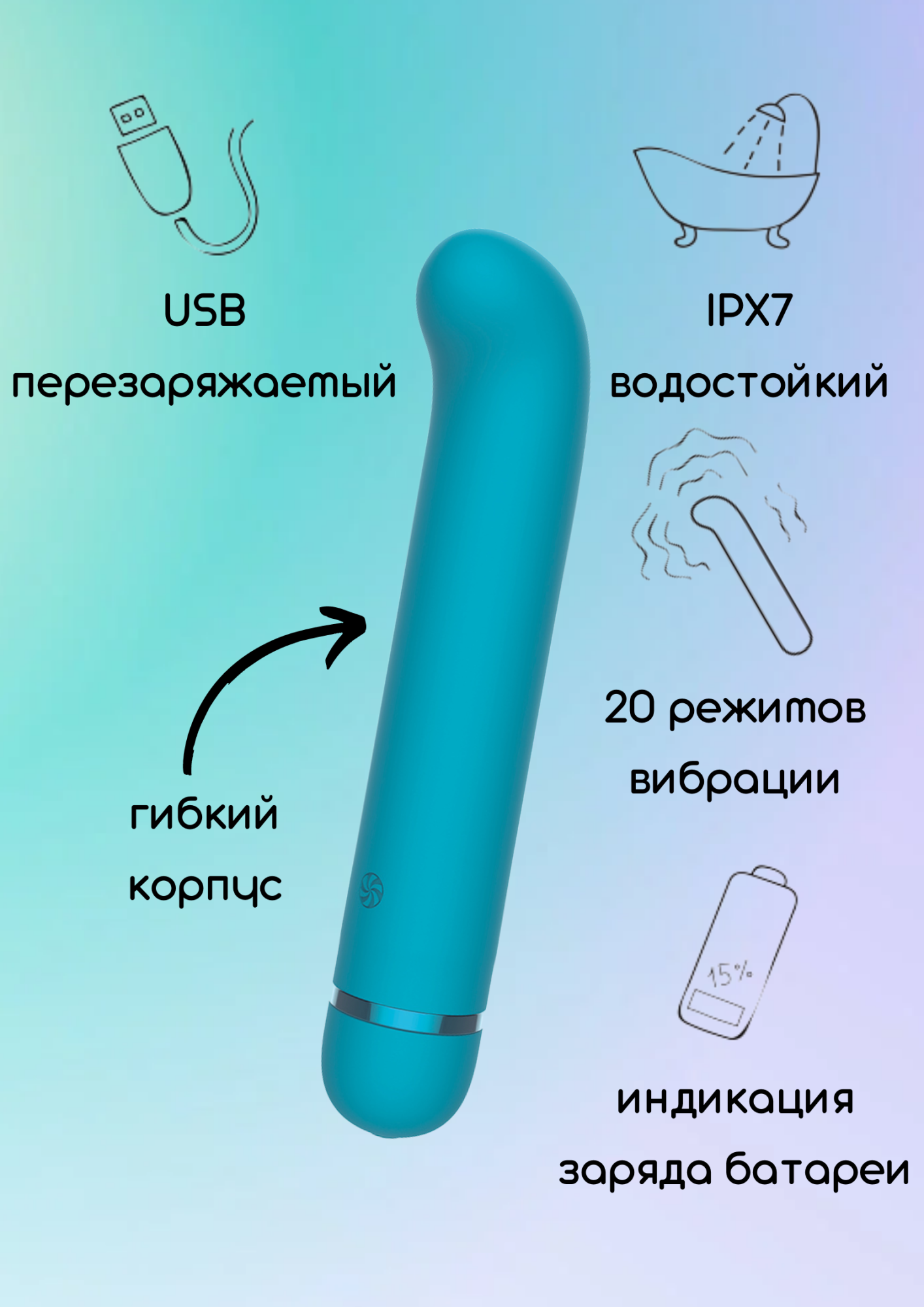 перезаряжаемый вибратор fantasy flamie blue 7912-03lola в Симферополе