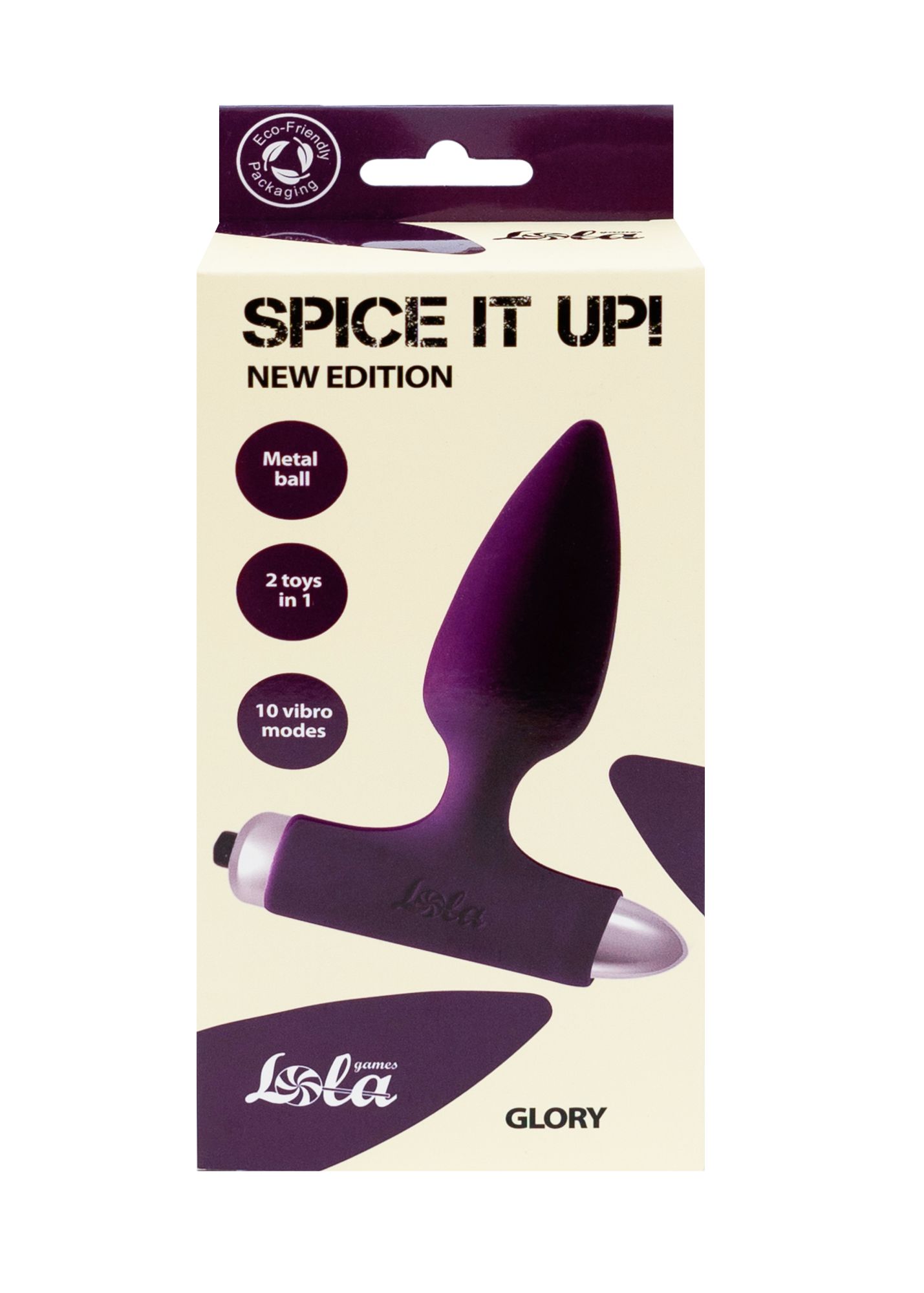 анальная пробка с вибрацией spice it up new edition glory ultraviolet 8015-04lola в Симферополе