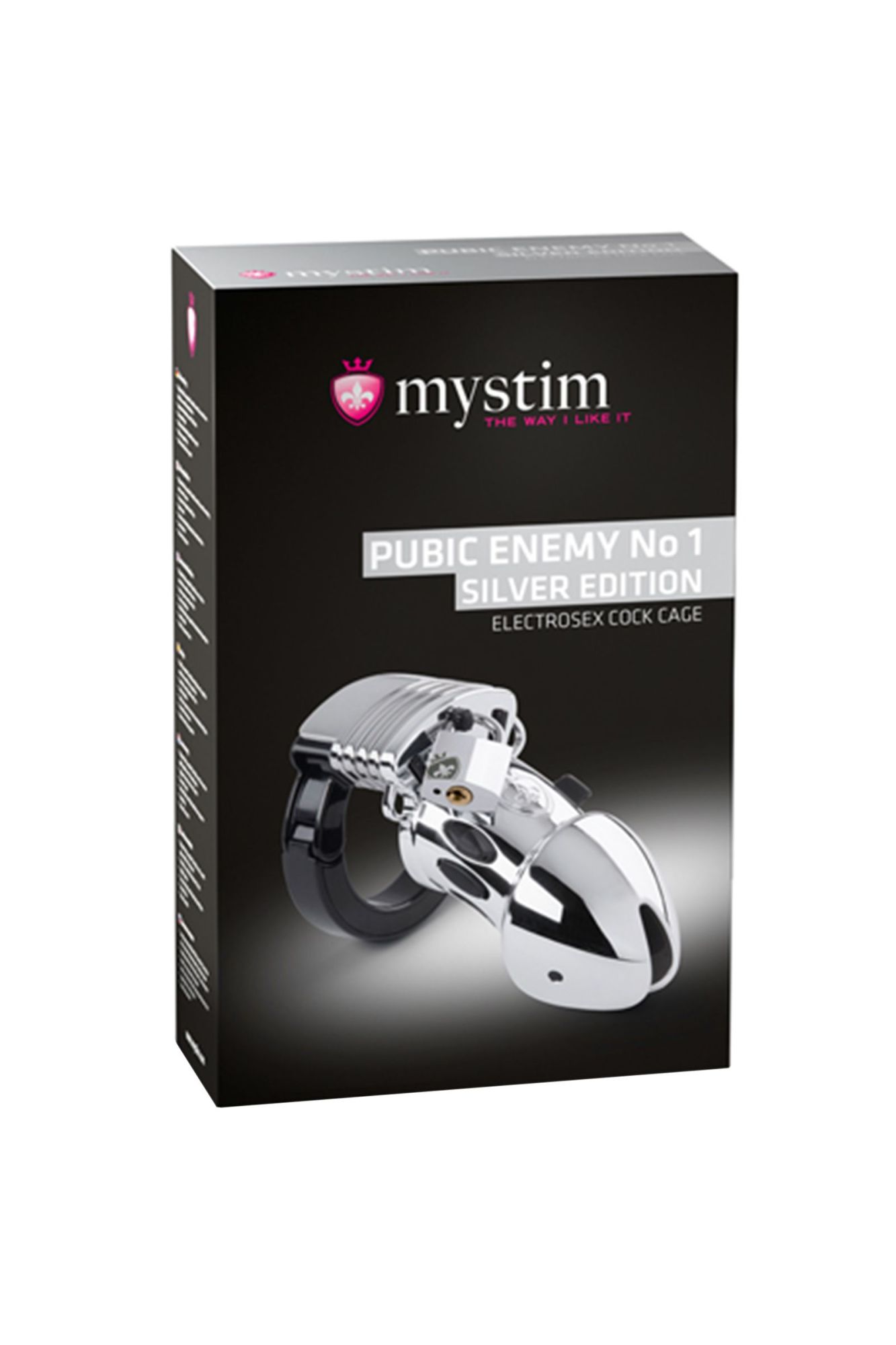 электростимулятор mystim pubic enemy no 1, хирургическая сталь, серебряный, 8,2 см в Симферополе