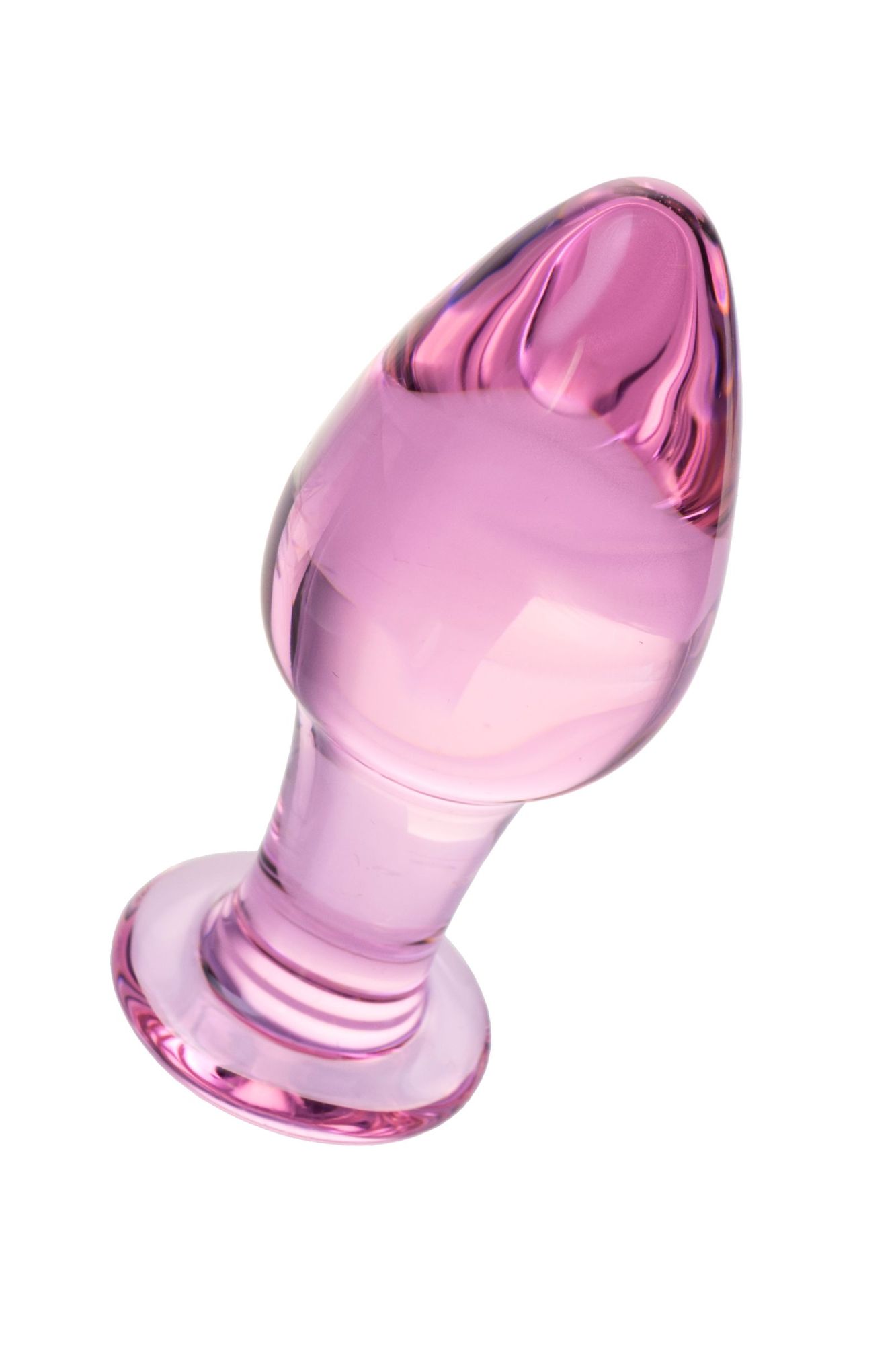 анальная втулка sexus glass, стекло, розовая, 10 см, ø 4 см в Симферополе