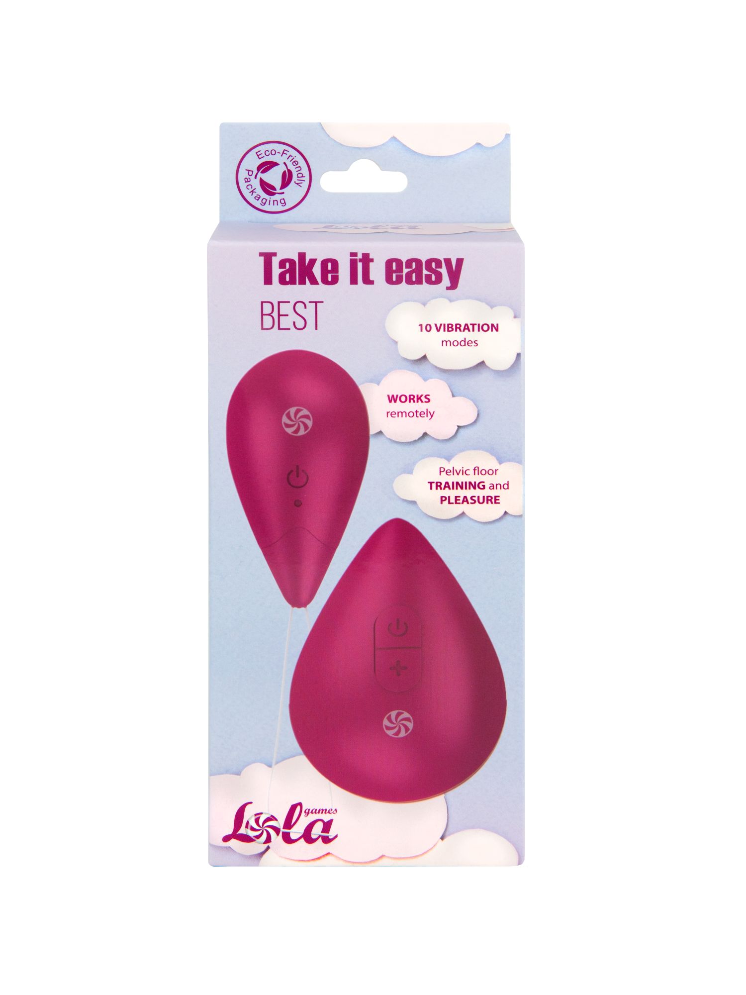 виброяйцо с пультом управления take it easy best wine red 9021-01lola в Симферополе