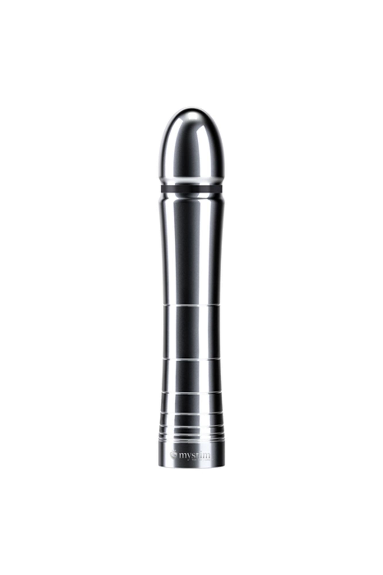 фаллоимитатор mystim glossy glen, электростимуляция, хирургическая сталь, серебряный, 14 см в Симферополе