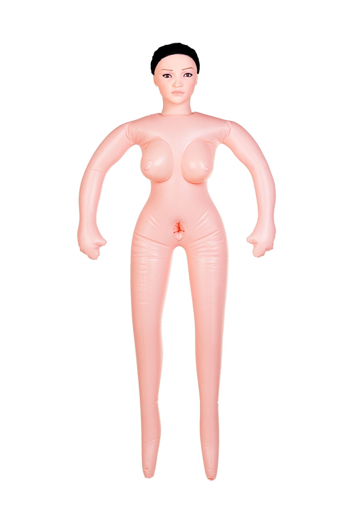 кукла надувная dolls-x by toyfa nurse emilia, реалистичная голова,брюнетка, с двумя отверстиями в Симферополе