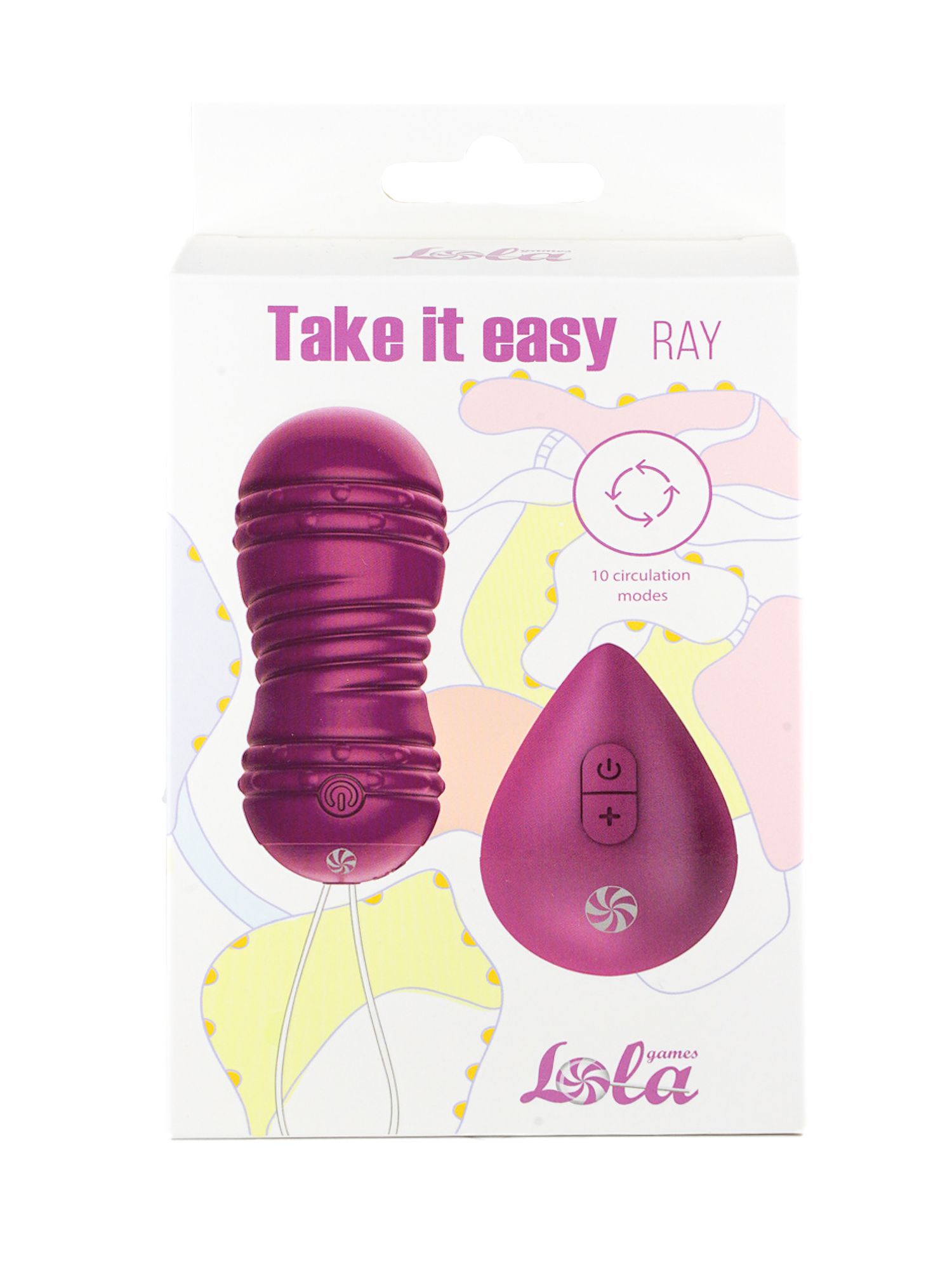 виброшарики с циркуляцией на пульте управления take it easy ray purple 9021-11lola в Симферополе