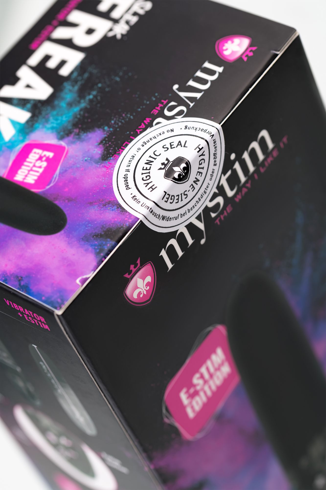 вибратор mystim sleak freak с электростимуляцией,силикон, черный, 14,5 см в Симферополе