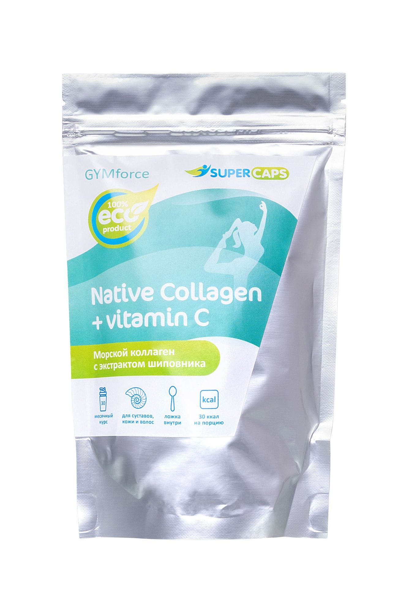 натуральный коллаген super caps, collagen с витамином с, 150 г в Симферополе