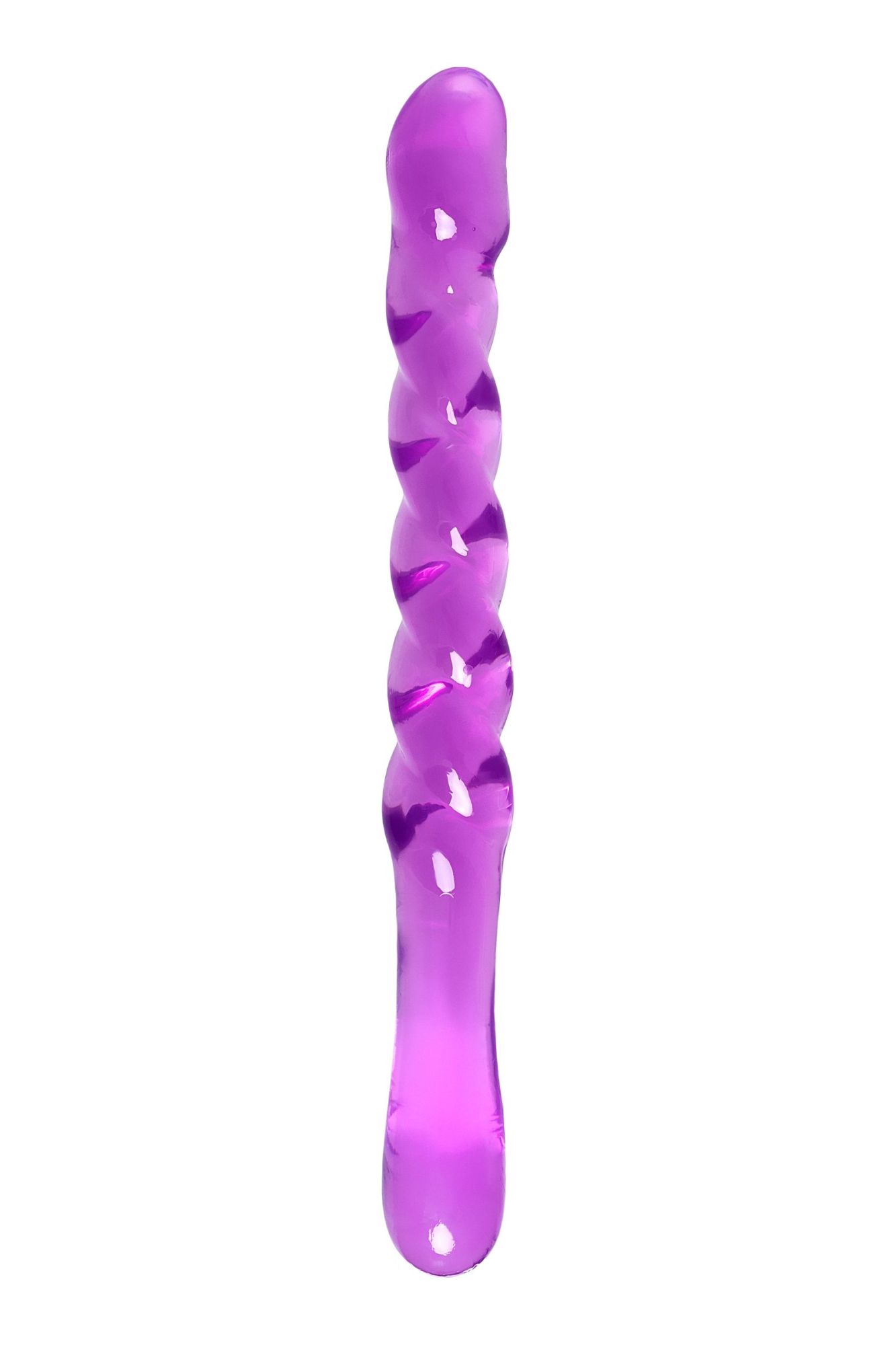двусторонний фаллоимитатор a-toys by toyfa tanza, tpe, фиолетовый, 27,5 см в Симферополе