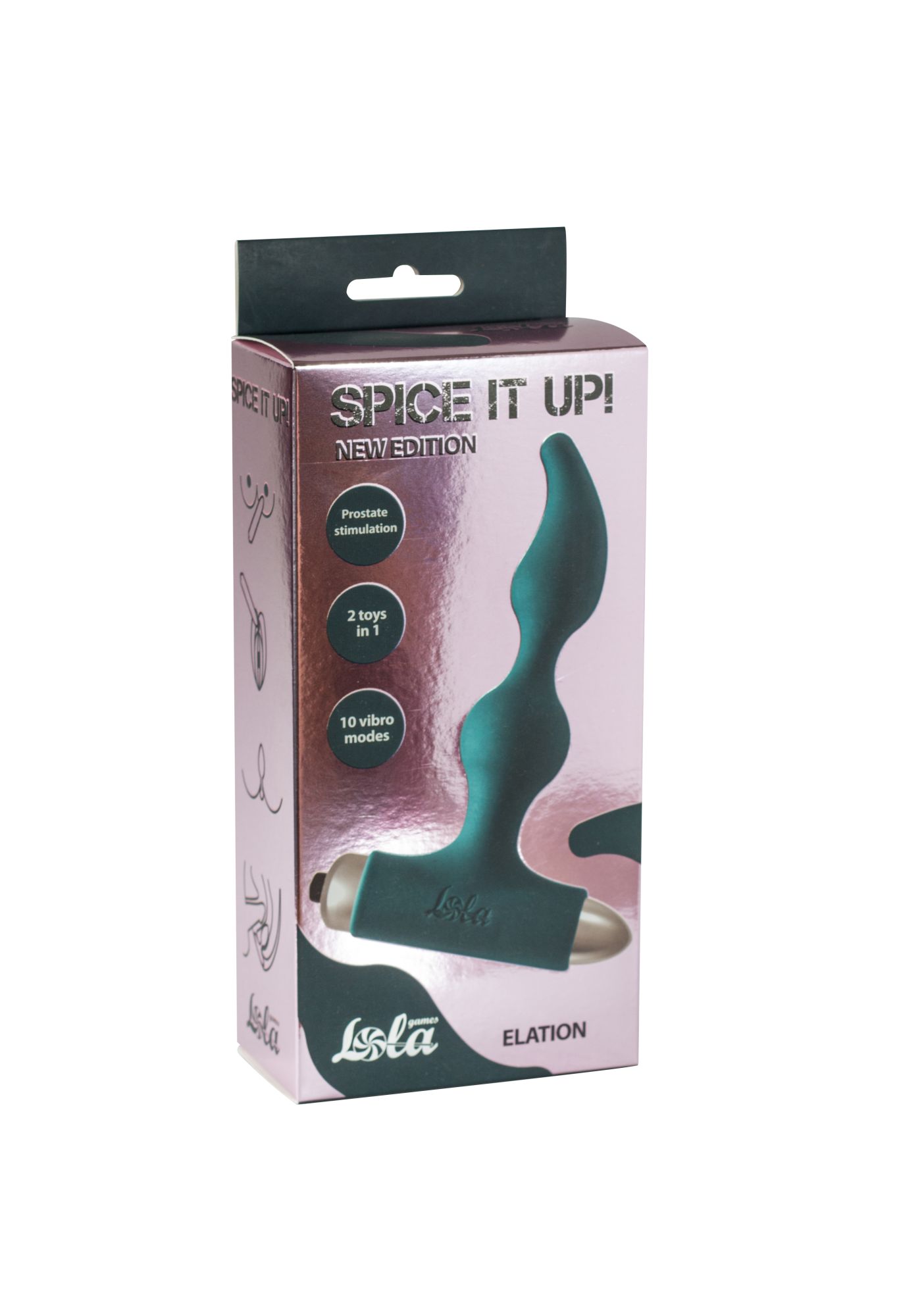 анальная пробка с вибрацией spice it up new edition elation dark green 8018-02lola в Симферополе