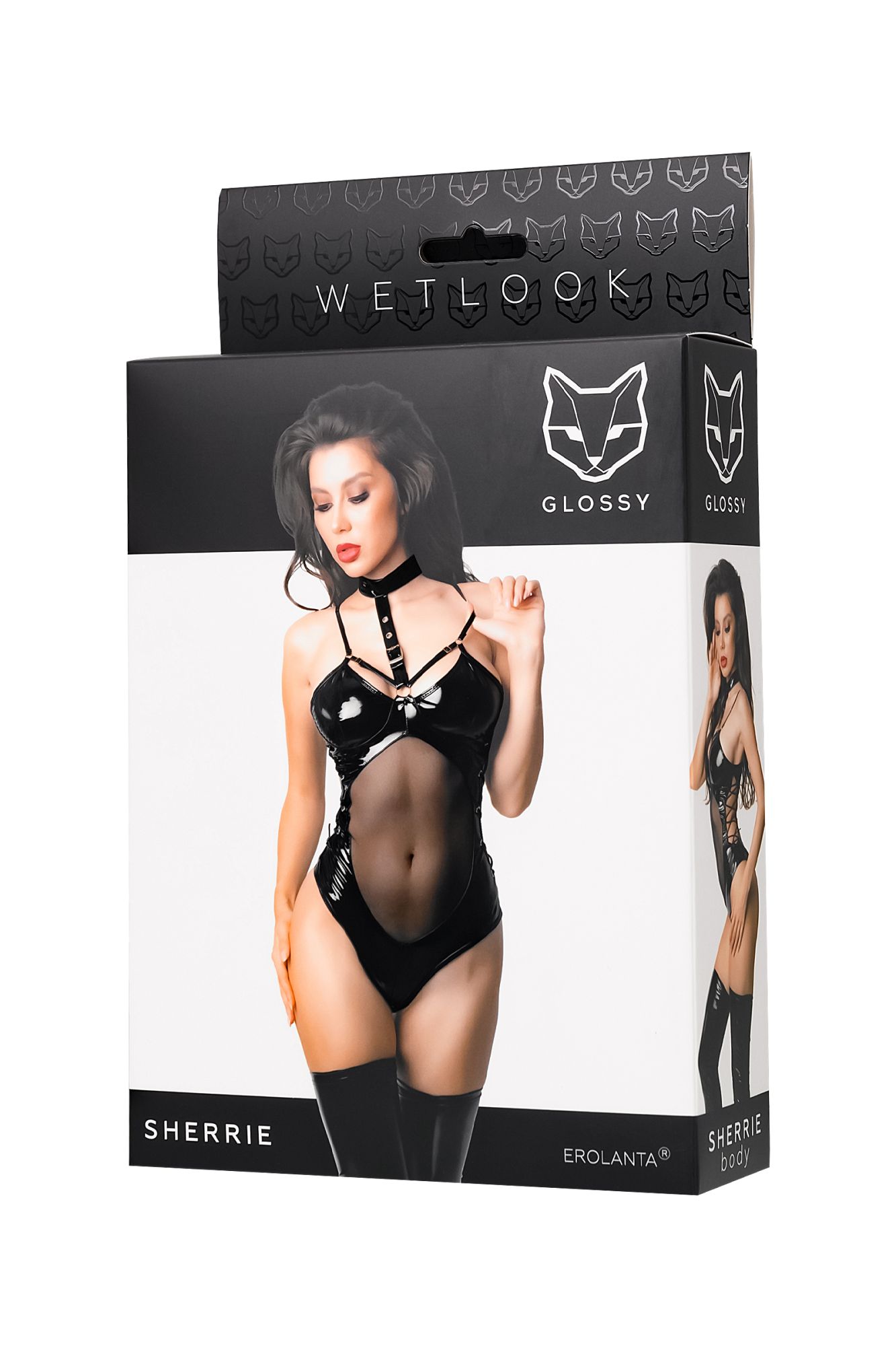 Эротическое боди glossy sherrie из материала wetlook, s в Симферополе