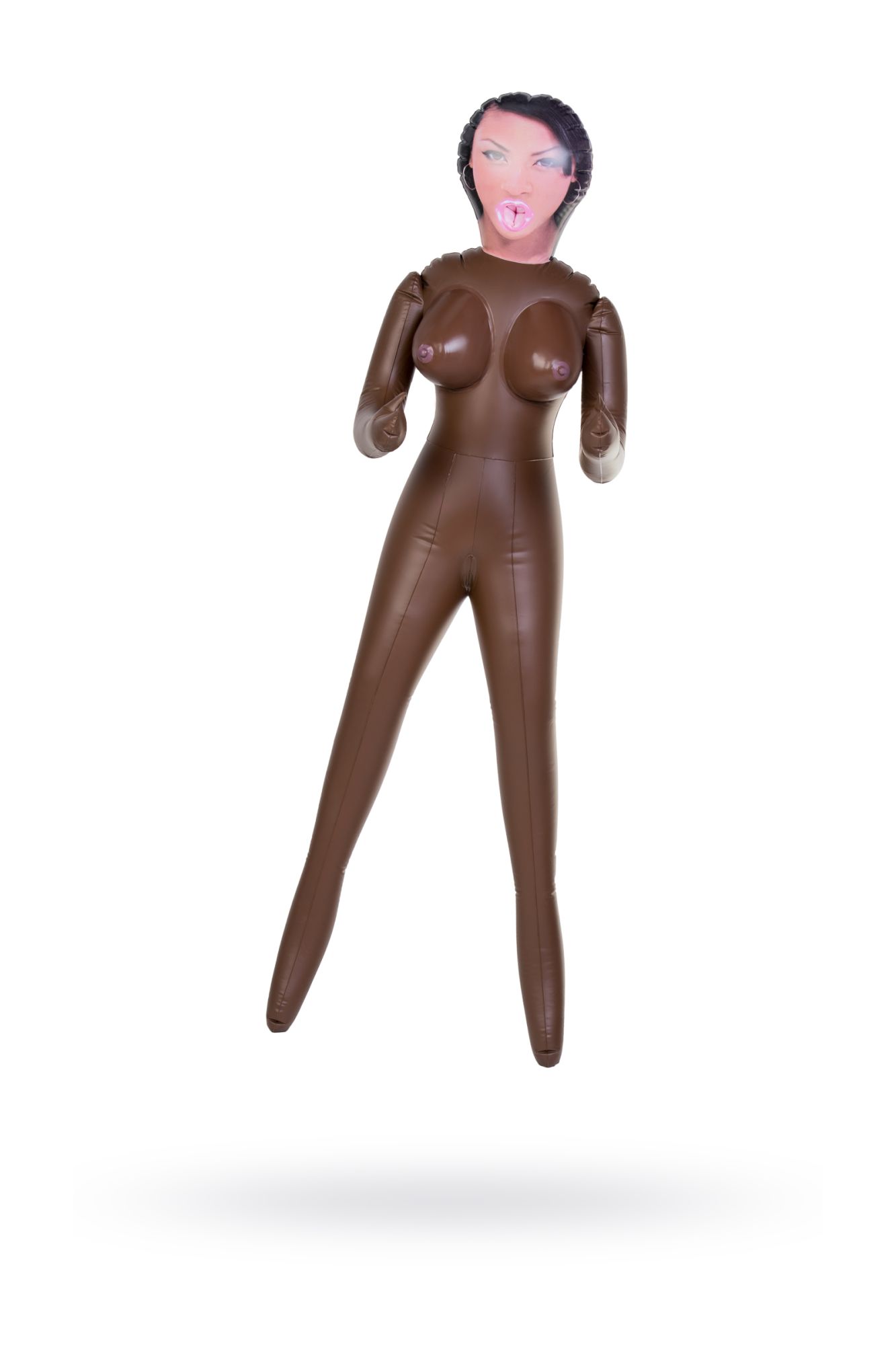 кукла надувная dolls-x by toyfa michelle, негритянка, с тремя отверстиями, 160 см в Симферополе