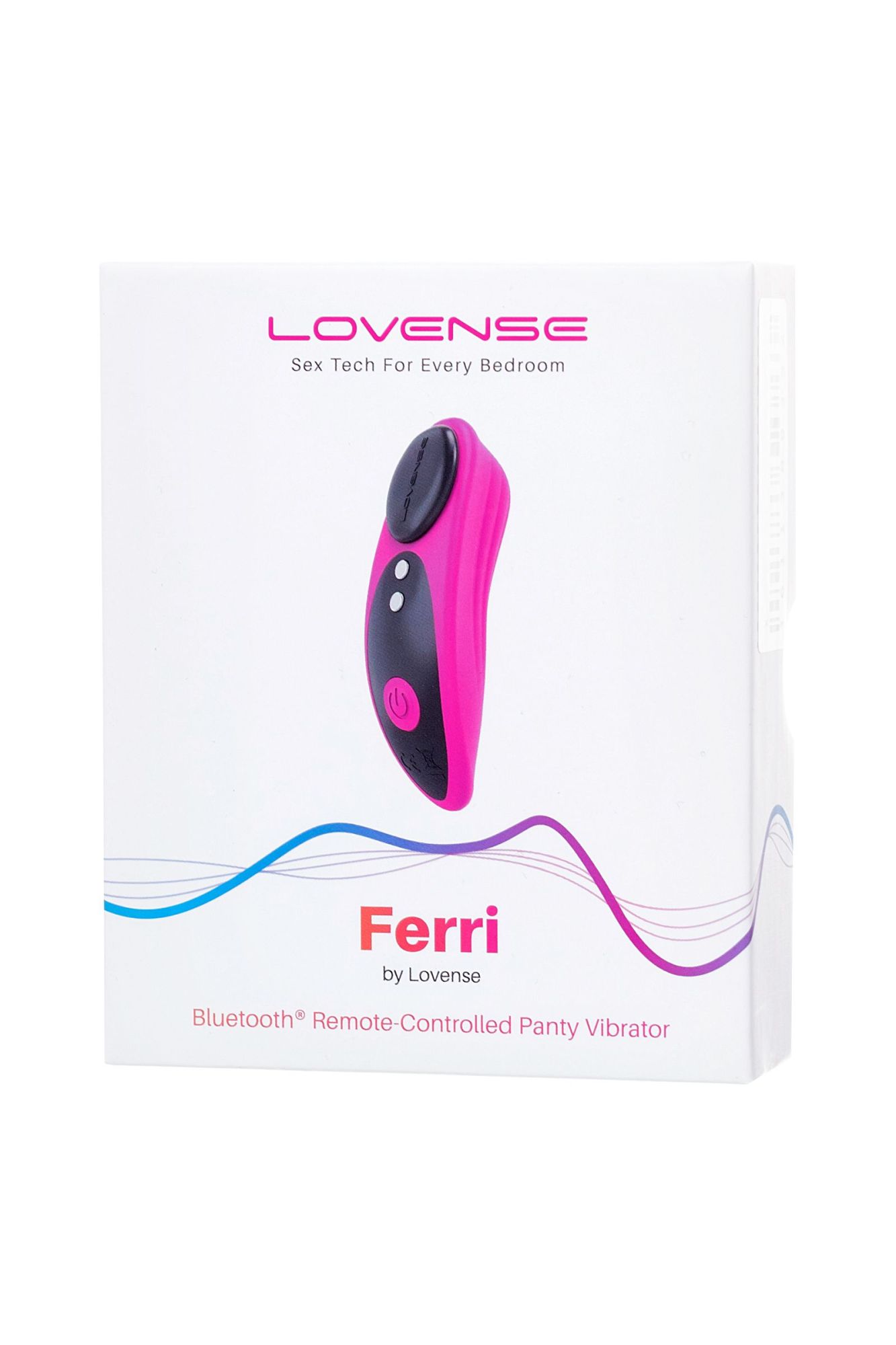 вибростимулятор клитора в трусики lovense ferri, силикон, розовый, 7,4 см в Симферополе