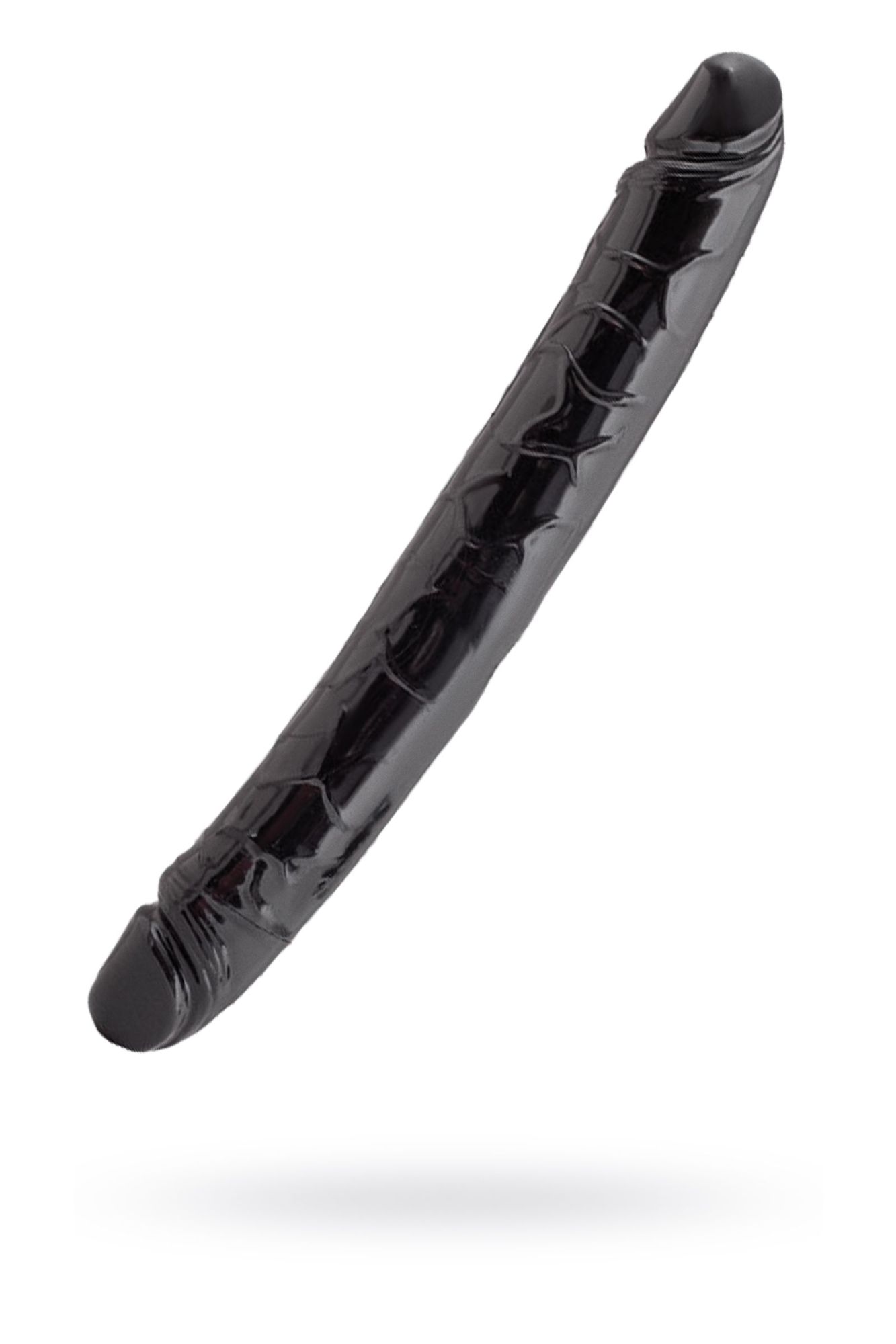 чёрный двусторонний фаллоимитатор toyfa black & red, 31 см в Симферополе
