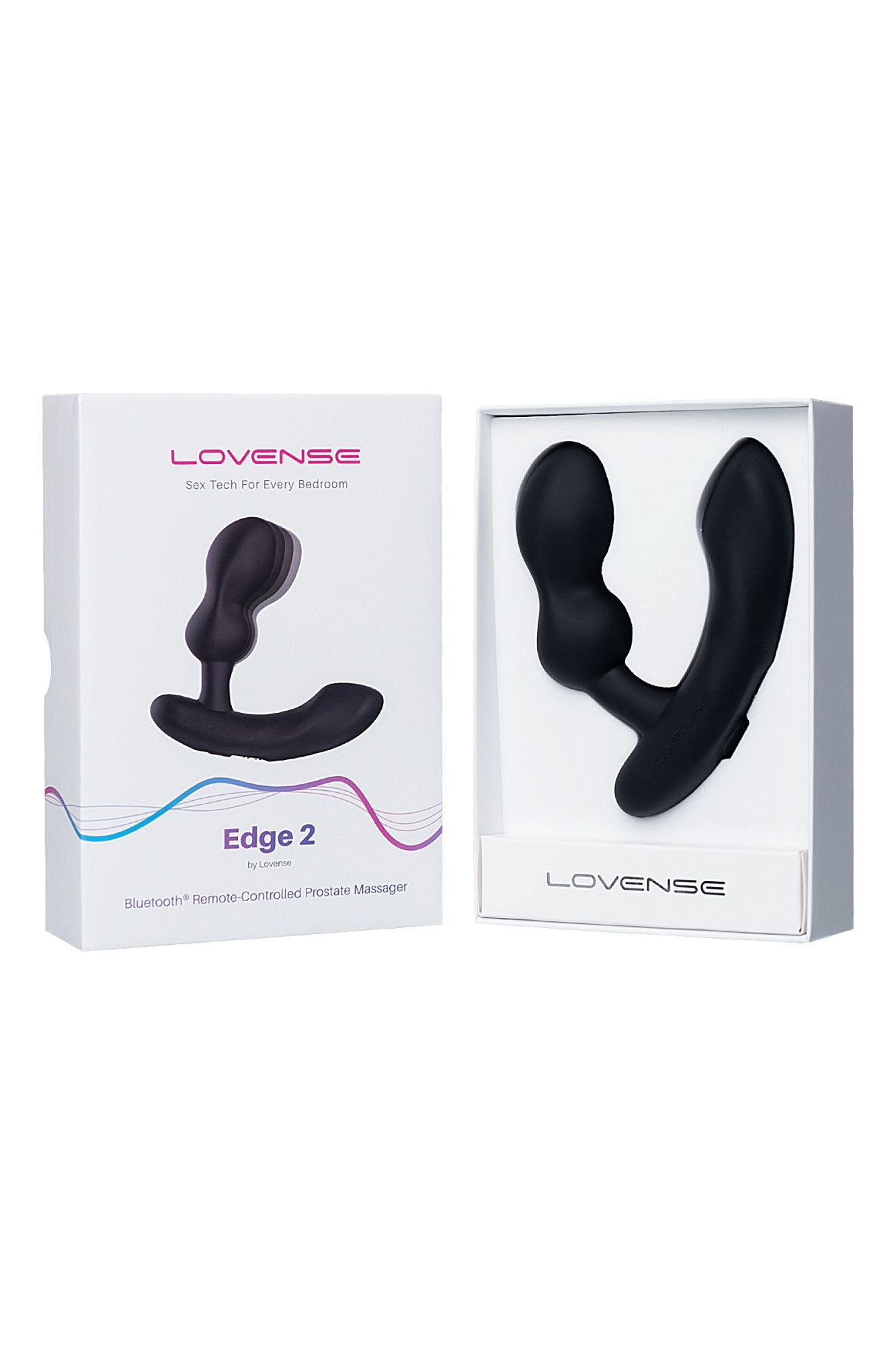 стимулятор простаты lovense edge 2, силикон, черный, 12,4 см в Симферополе