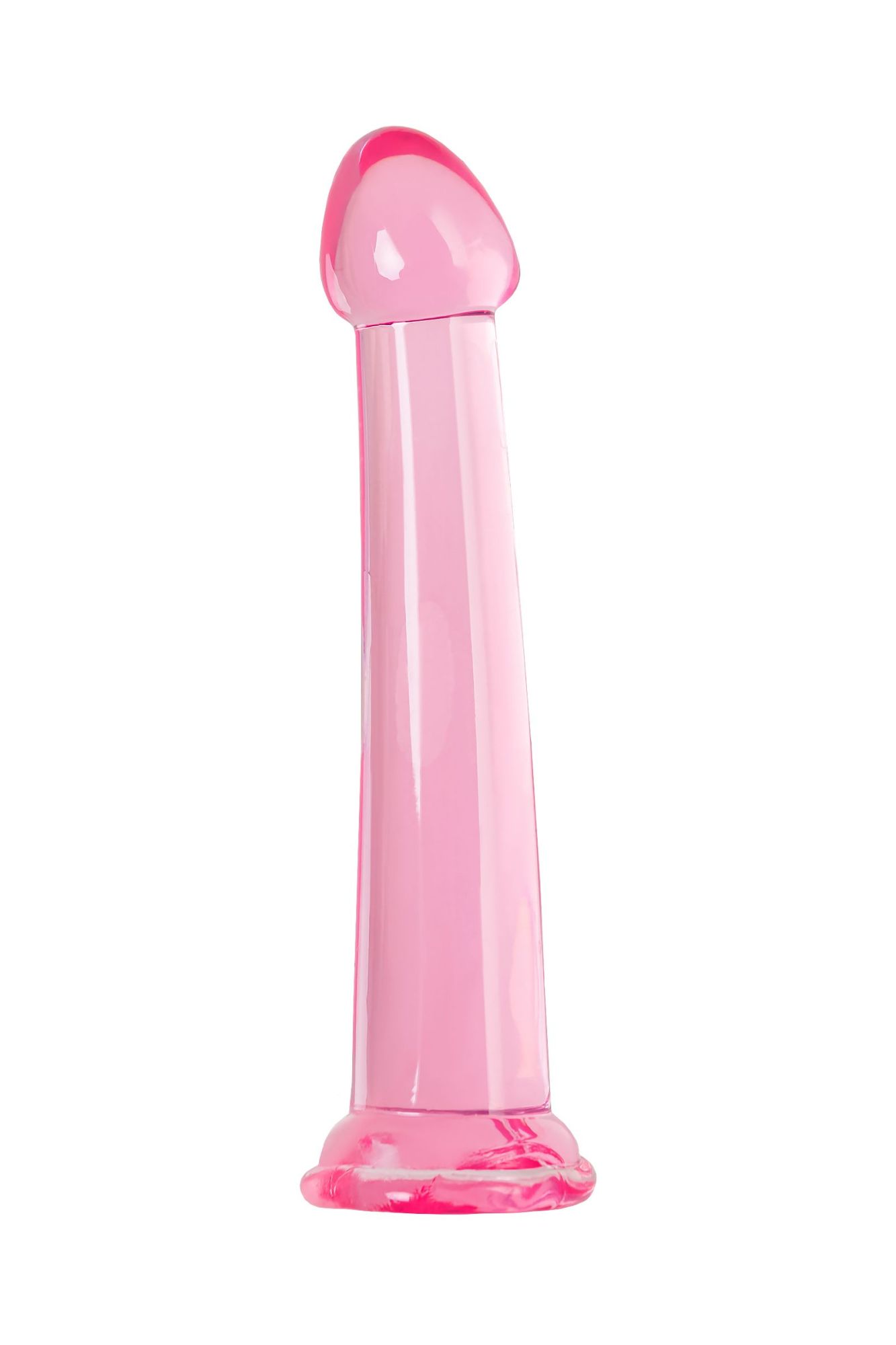 нереалистичный фаллоимитатор jelly dildo l toyfa basic, tpe, розовый, 20 см в Симферополе