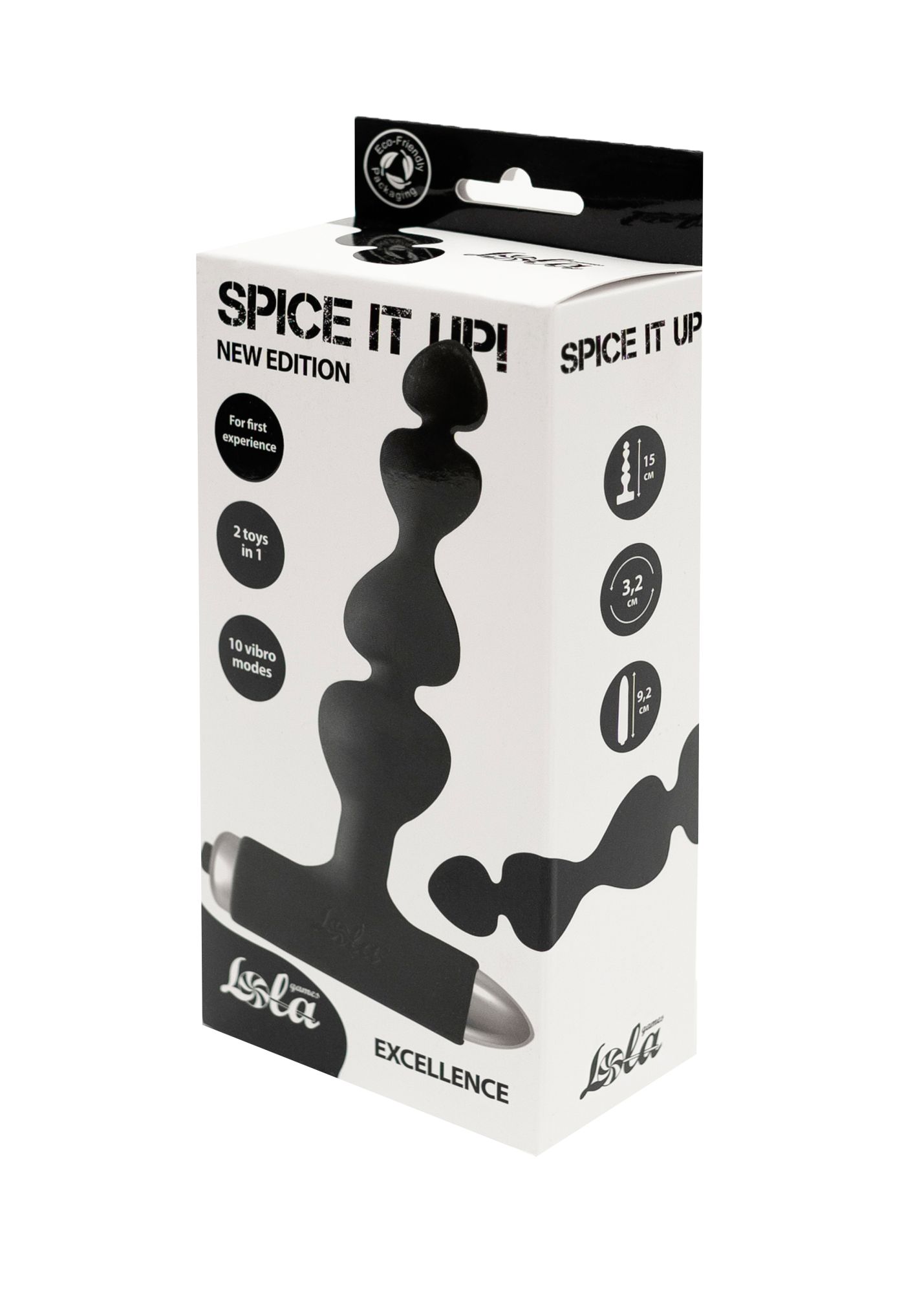 анальная пробка с вибрацией spice it up new edition excellence black 8016-01lola в Симферополе
