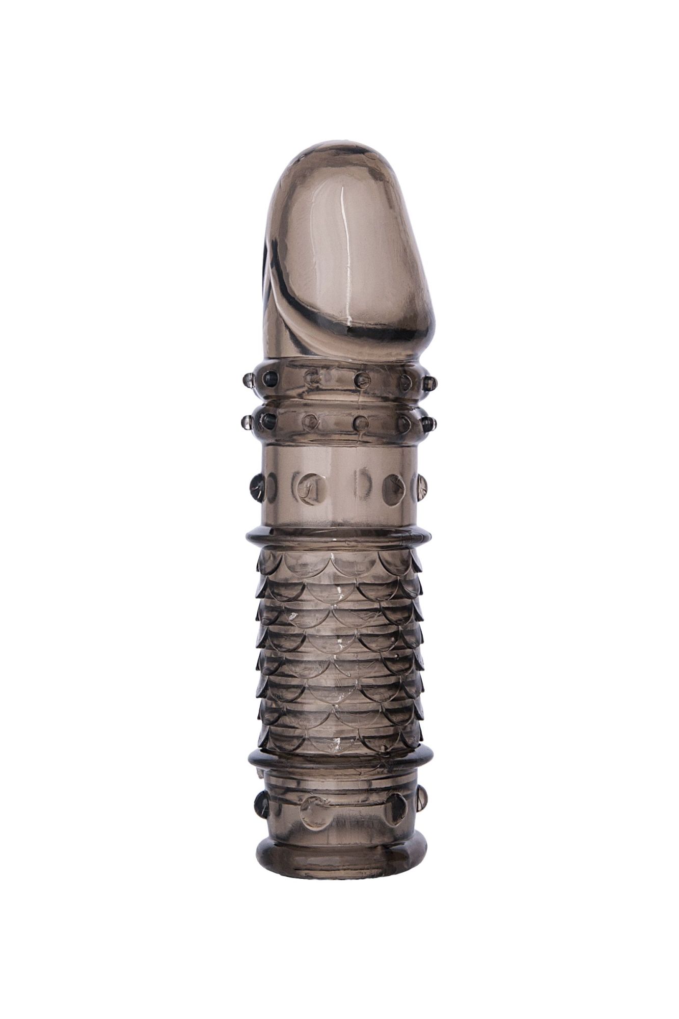 насадка toyfa xlover, для увеличения размера, tpe, черная прозрачная, 13,5 см в Симферополе