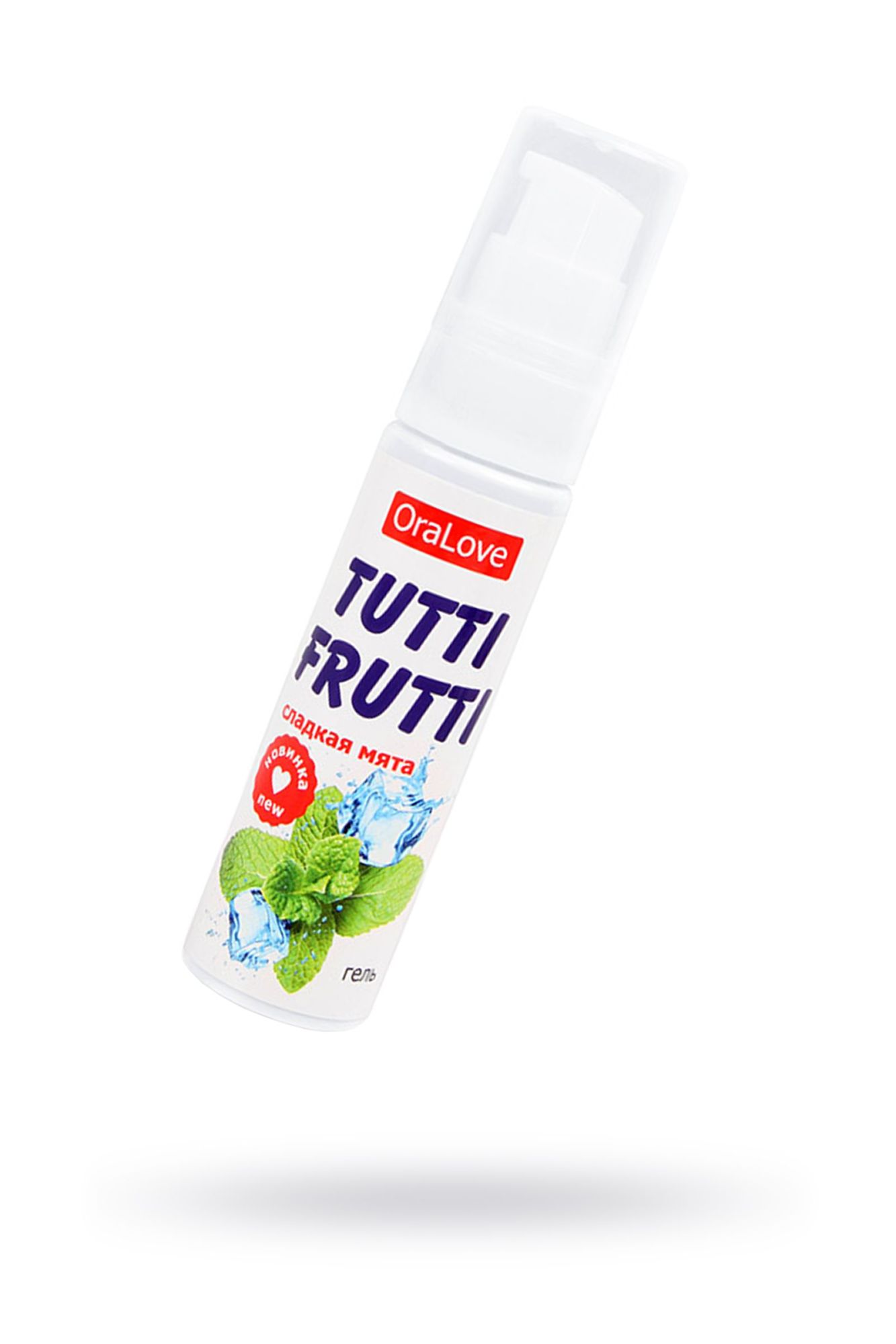 съедобная гель-смазка tutti-frutti для орального секса со вкусом сладкой мяты 30г в Симферополе