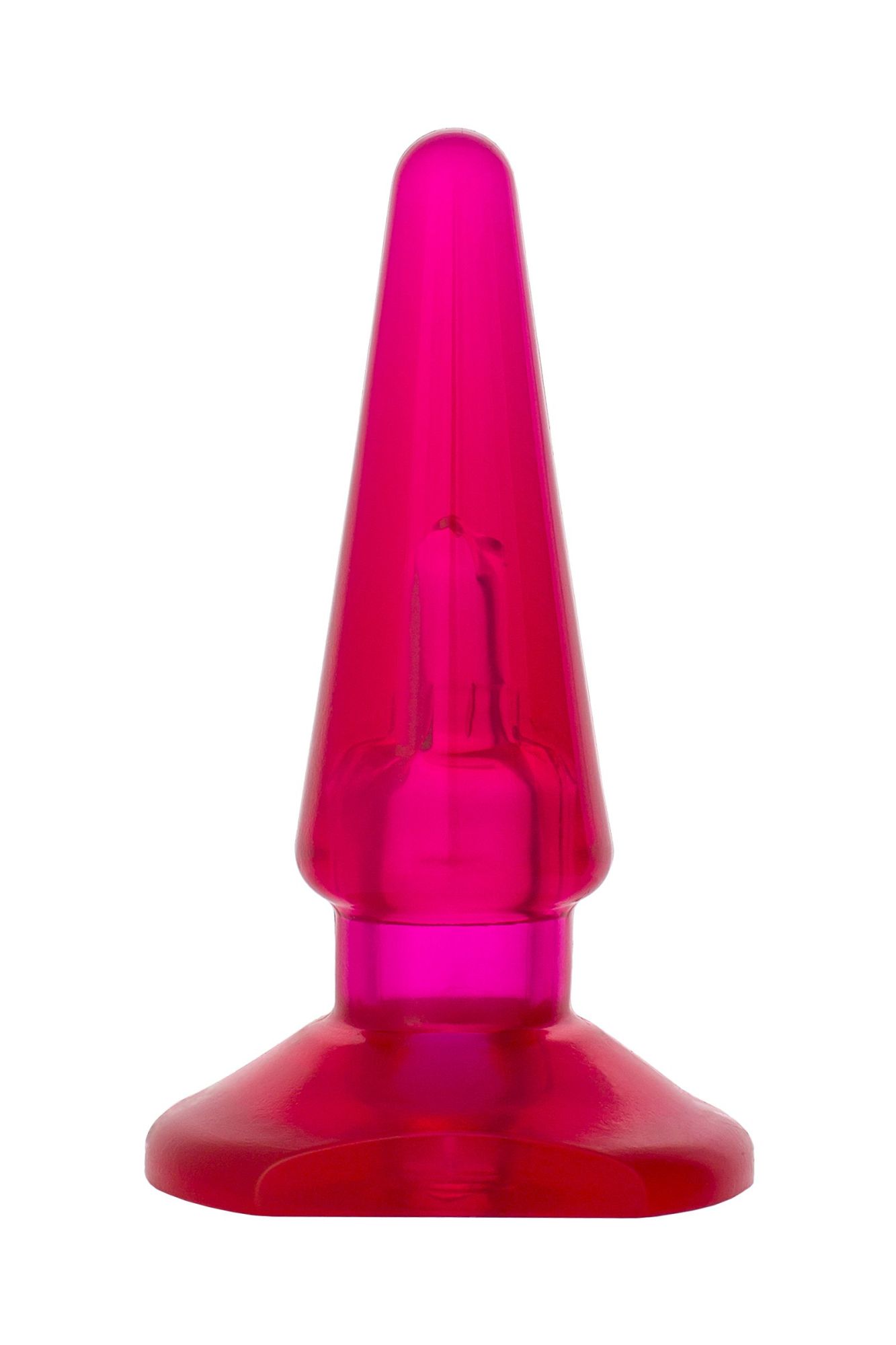 анальная втулка toyfa basic, pvc, розовый, 9,5 см в Симферополе