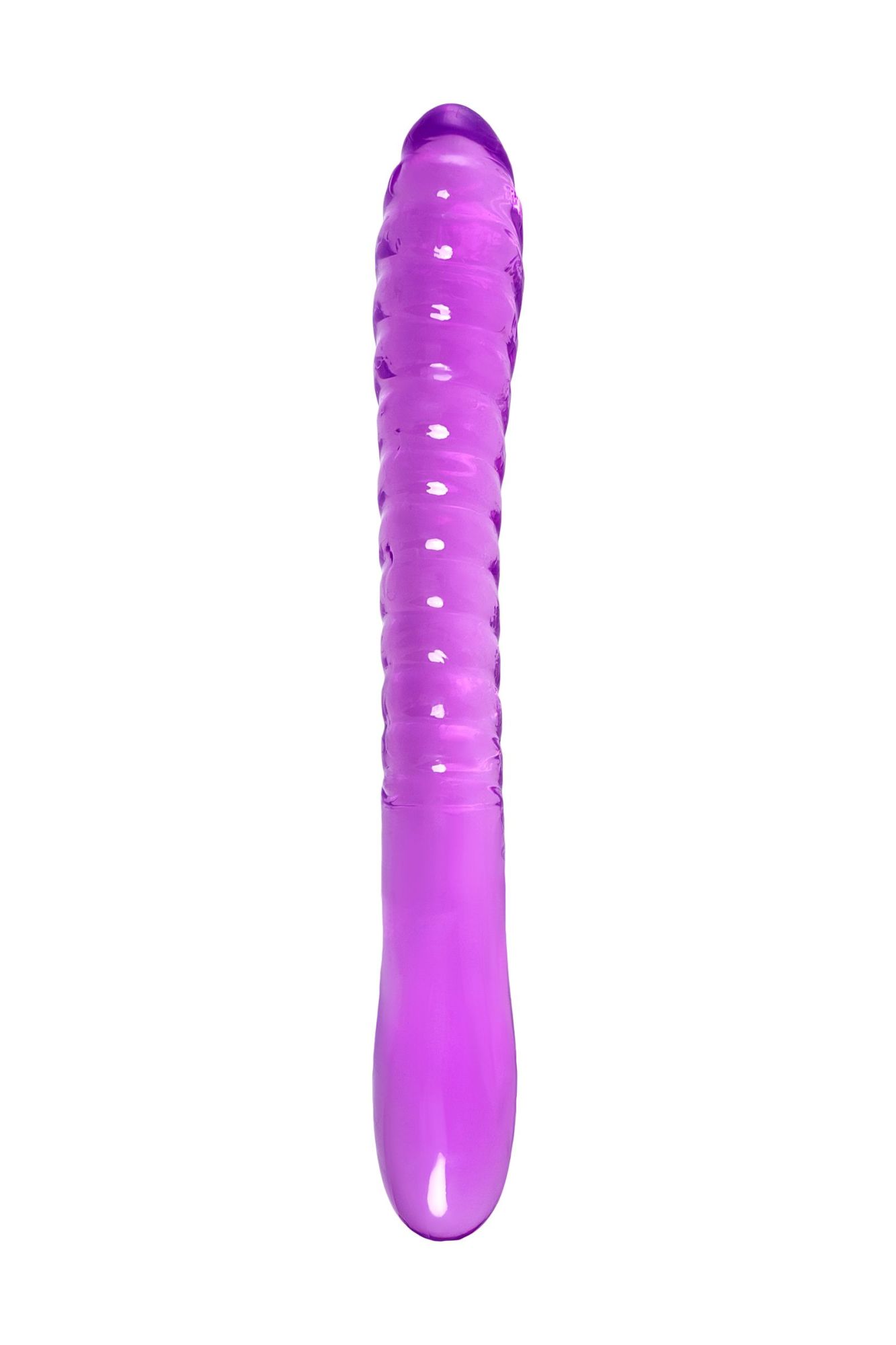 двусторонний фаллоимитатор a-toys by toyfa frica, tpe, фиолетовый, 23 см в Симферополе