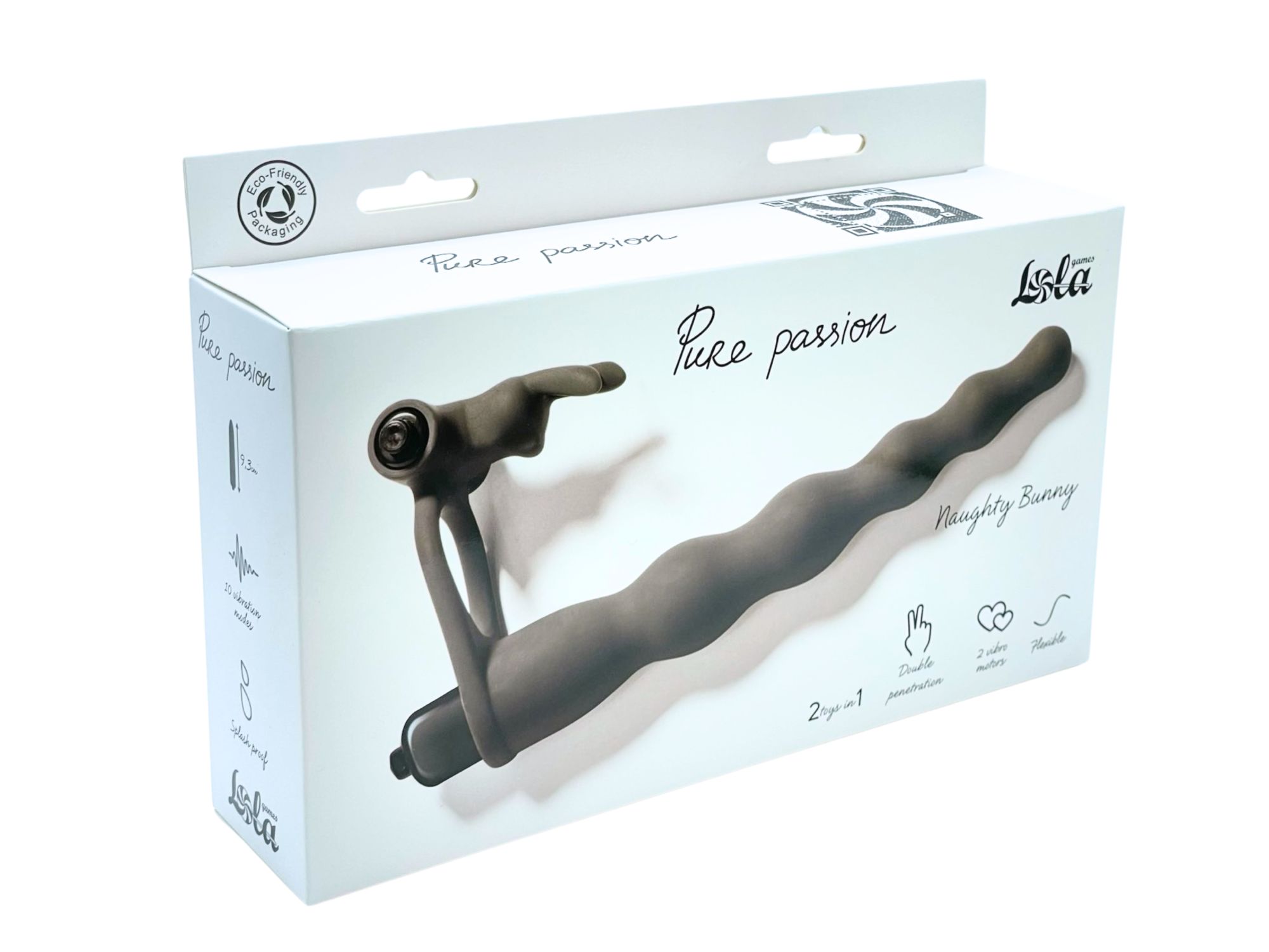 вибронасадка для двойного проникновения pure passion bunny black 1202-01lola в Симферополе